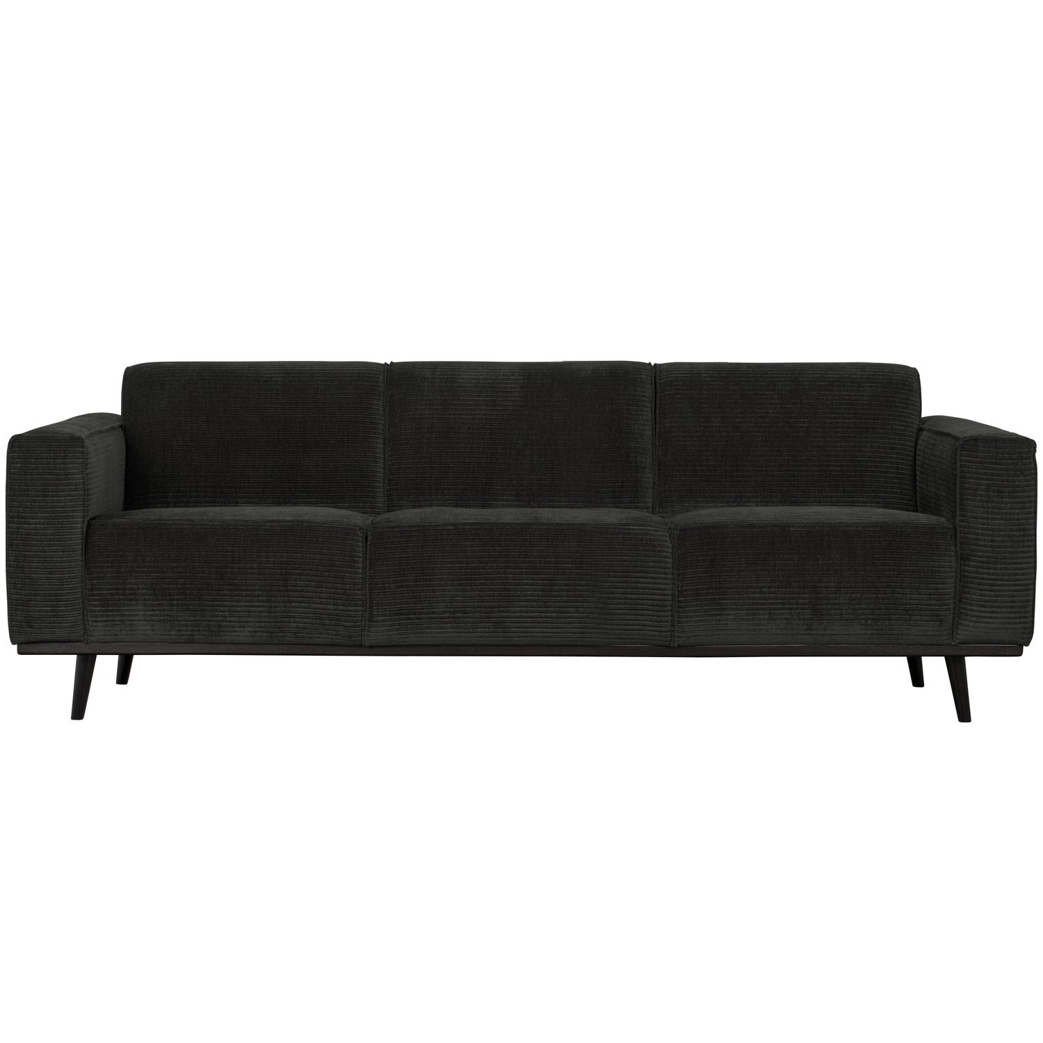 STATEMENT 3-SEATER 230 CM FLACH RIPPE GRAPHITE
