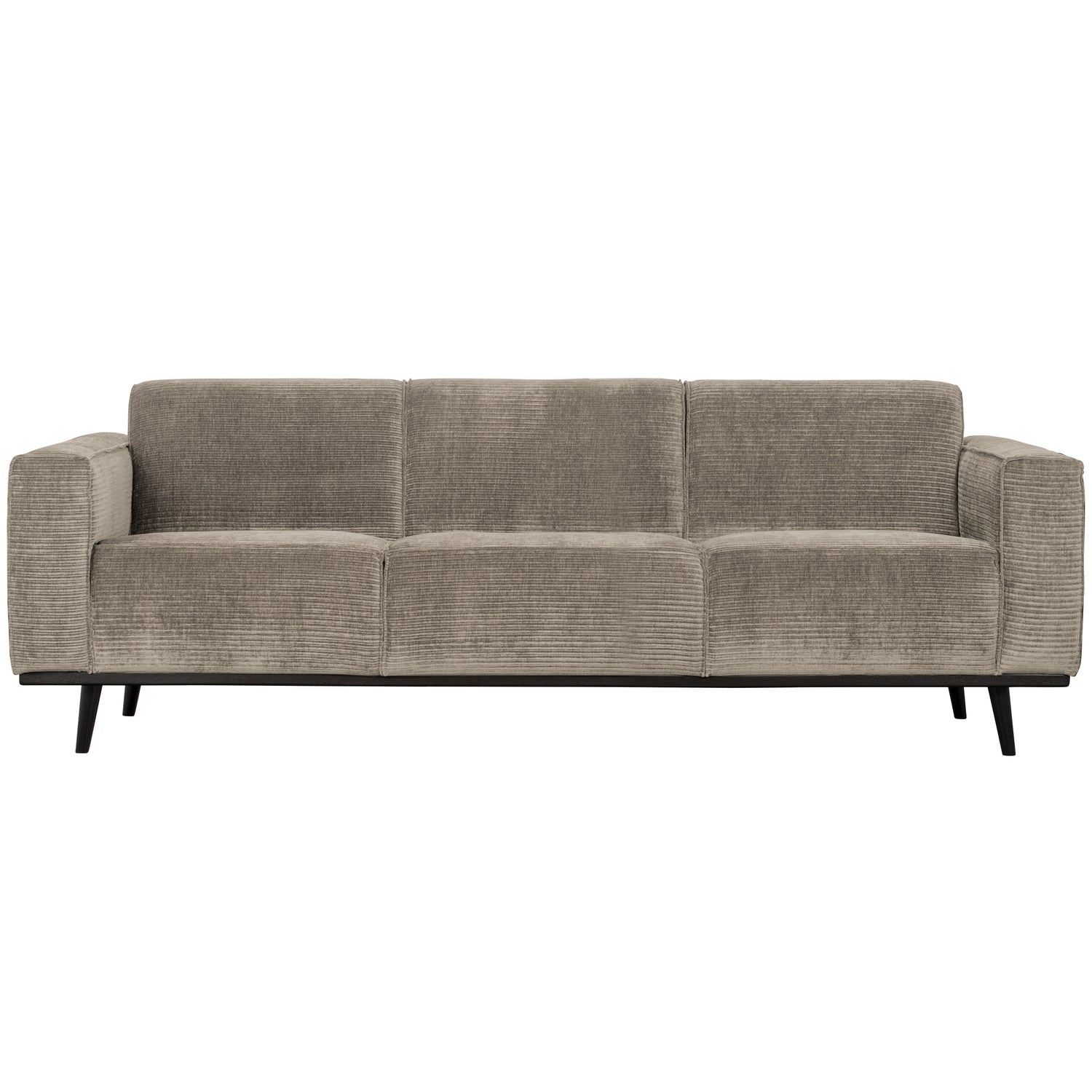 STATEMENT 3-SEATER 230 CM FLACH RIPPE CLAY