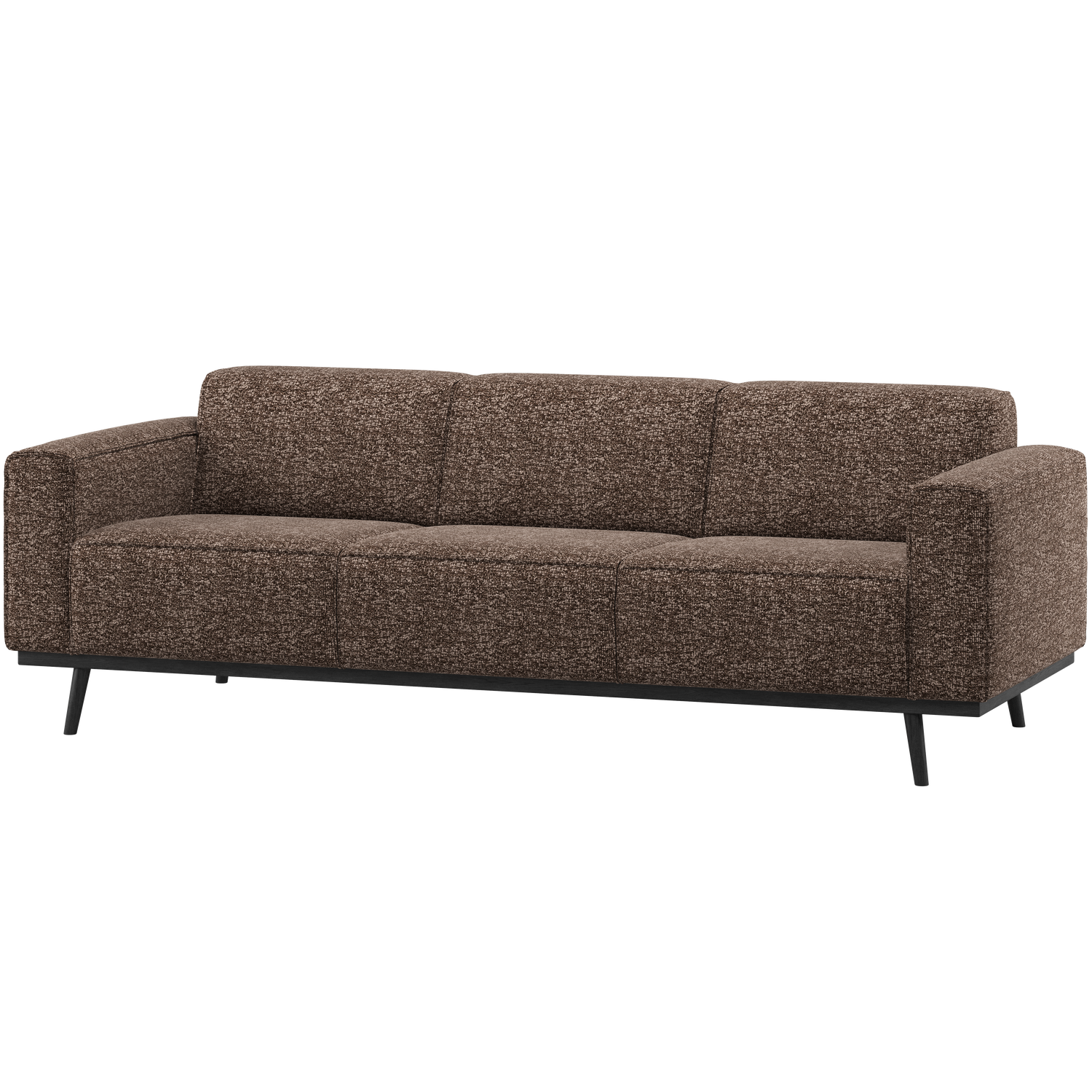 STATEMENT 3-SITZER SOFA SOFA 230 CM BRAUN MELANGE