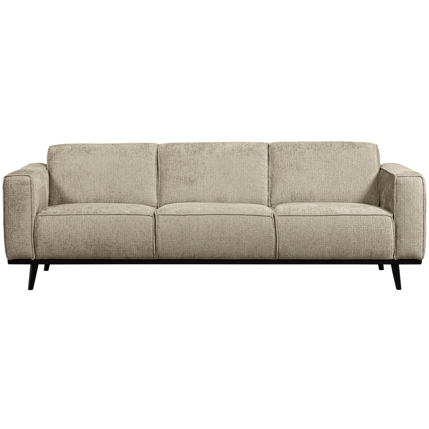 STATEMENT 3-SEATER 230 CM STRUCTURE VELVET WHEATFIELD