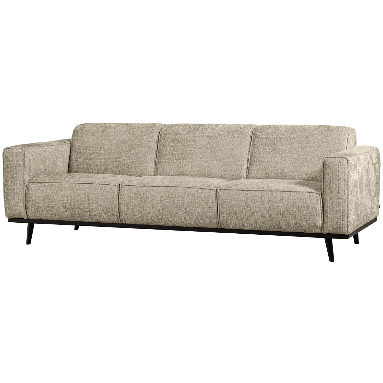 STATEMENT 3-SEATER 230 CM STRUCTURE VELVET WHEATFIELD