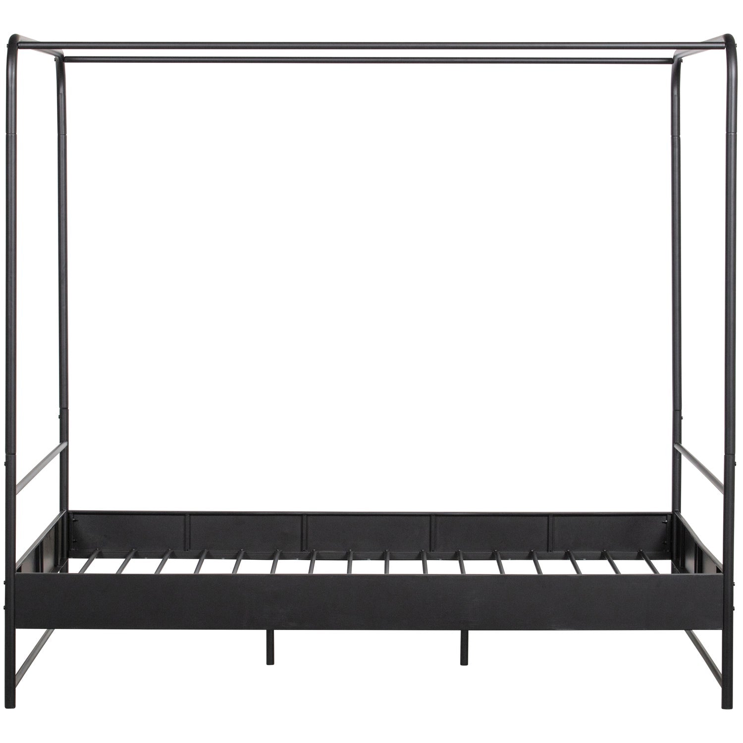 BUNK BETT METALL SCHWARZ 160x200 CM