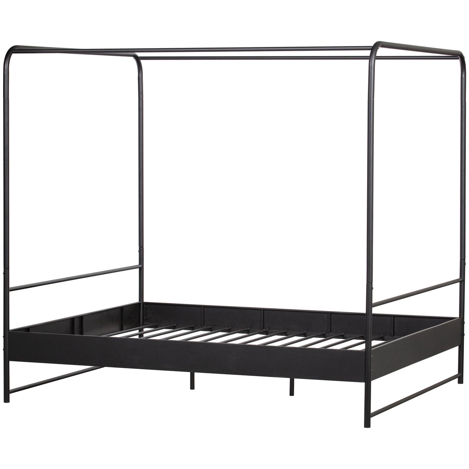 BUNK BETT METALL SCHWARZ 160x200 CM