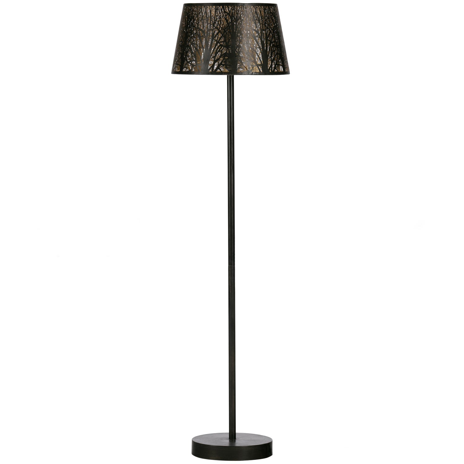 KETO STEHLEUCHTE METALL SCHWARZ/ANTIQUE BRASS