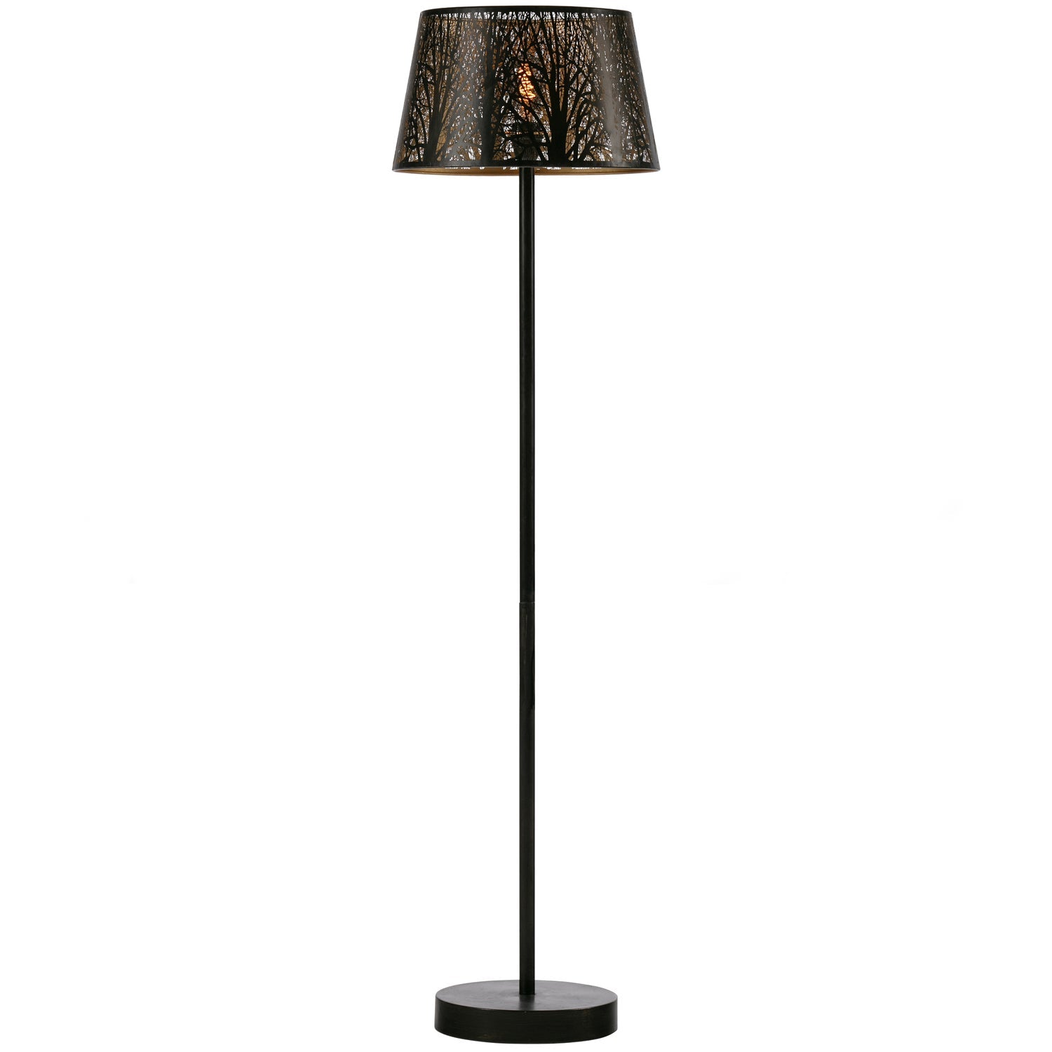 KETO STEHLEUCHTE METALL SCHWARZ/ANTIQUE BRASS