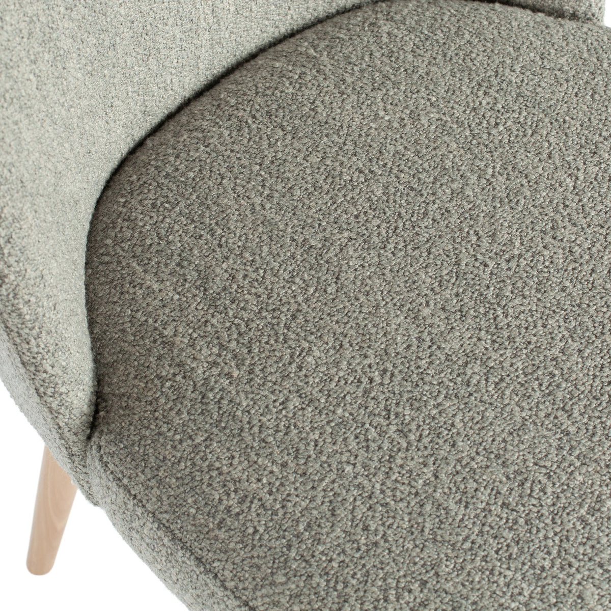 FORCE ESSZIMMERSTUHL BOUCLE GRAU