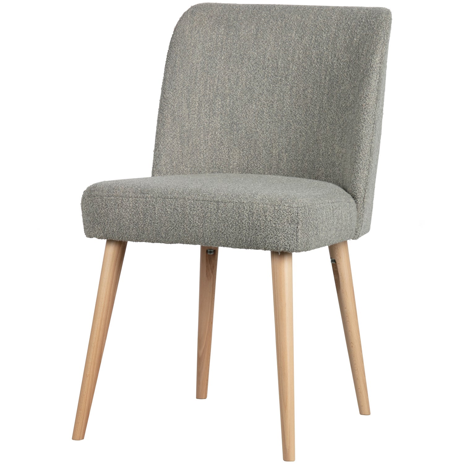 FORCE ESSZIMMERSTUHL BOUCLE GRAU