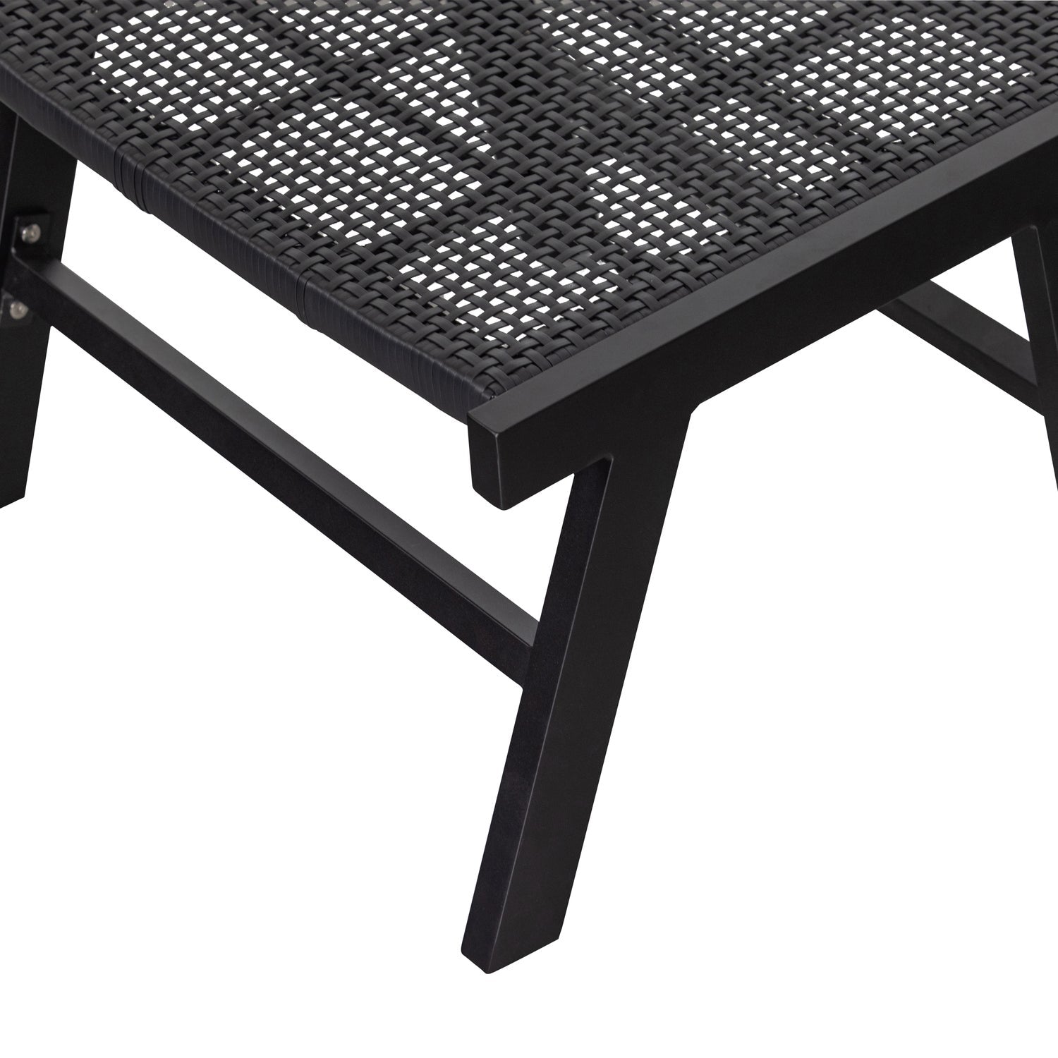 PUK GARTENHOCKER ALUMINIUM SCHWARZ