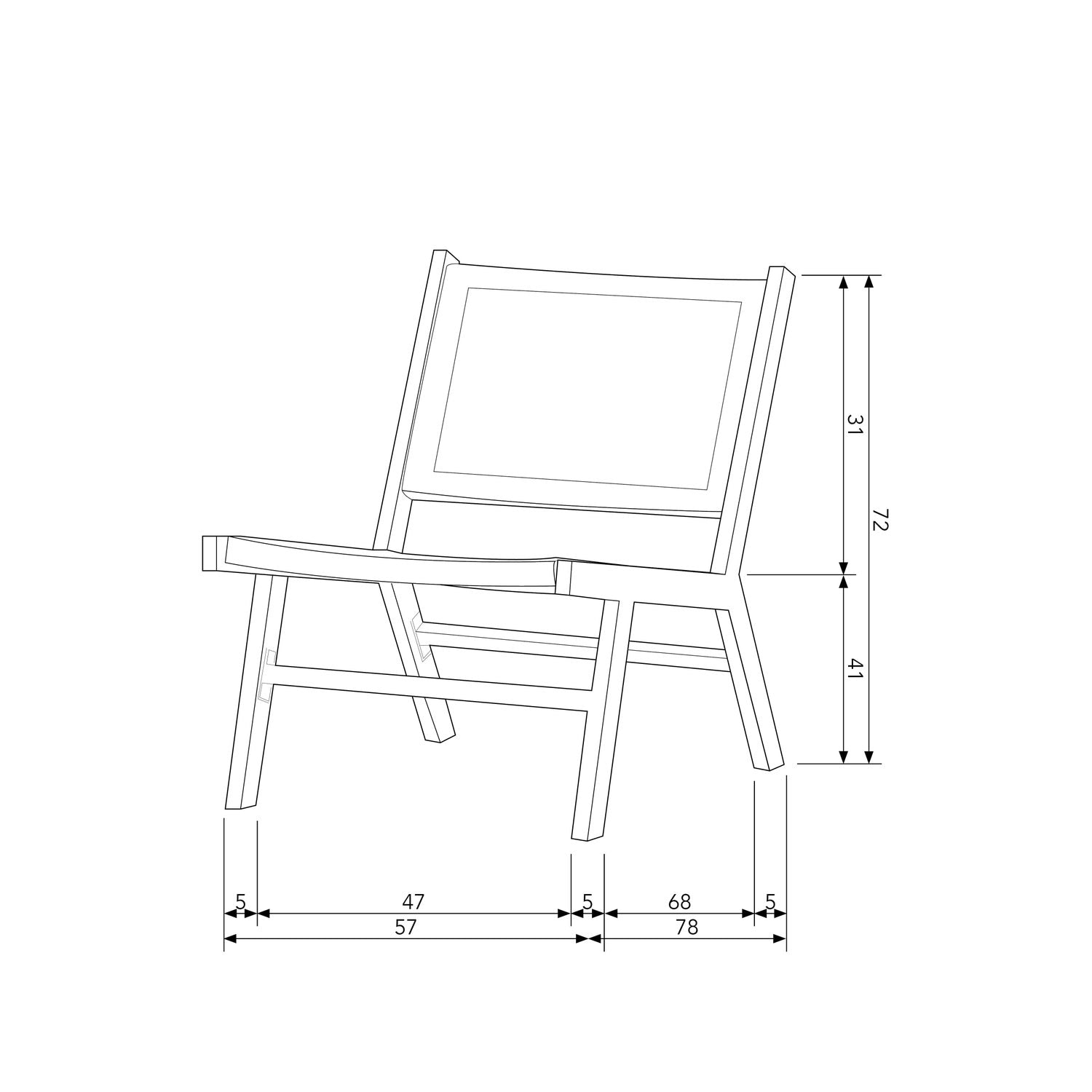 PUK GARTEN SESSEL ALUMINIUM SCHWARZ