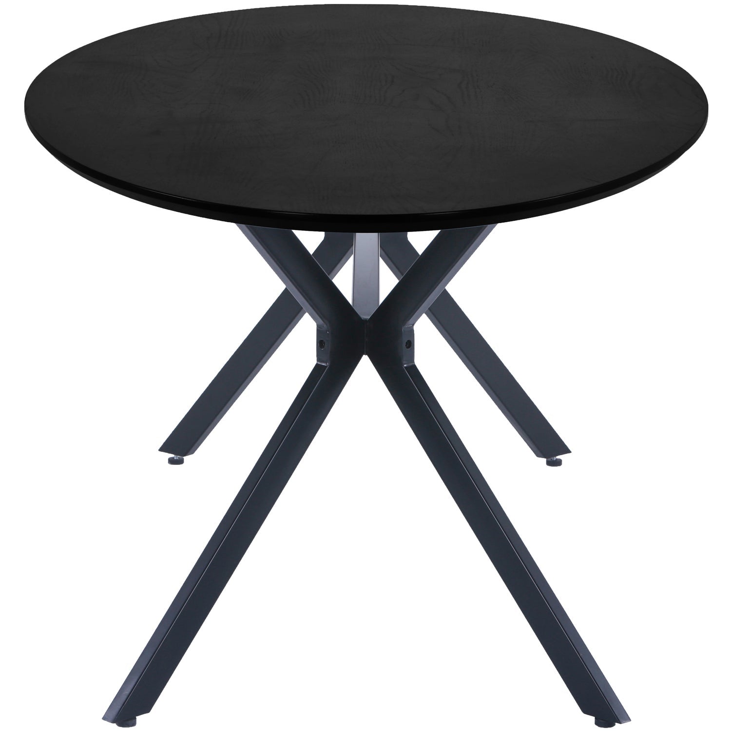 BRUNO ESSTISCH OVAL MDF SCHWARZ 220x100CM