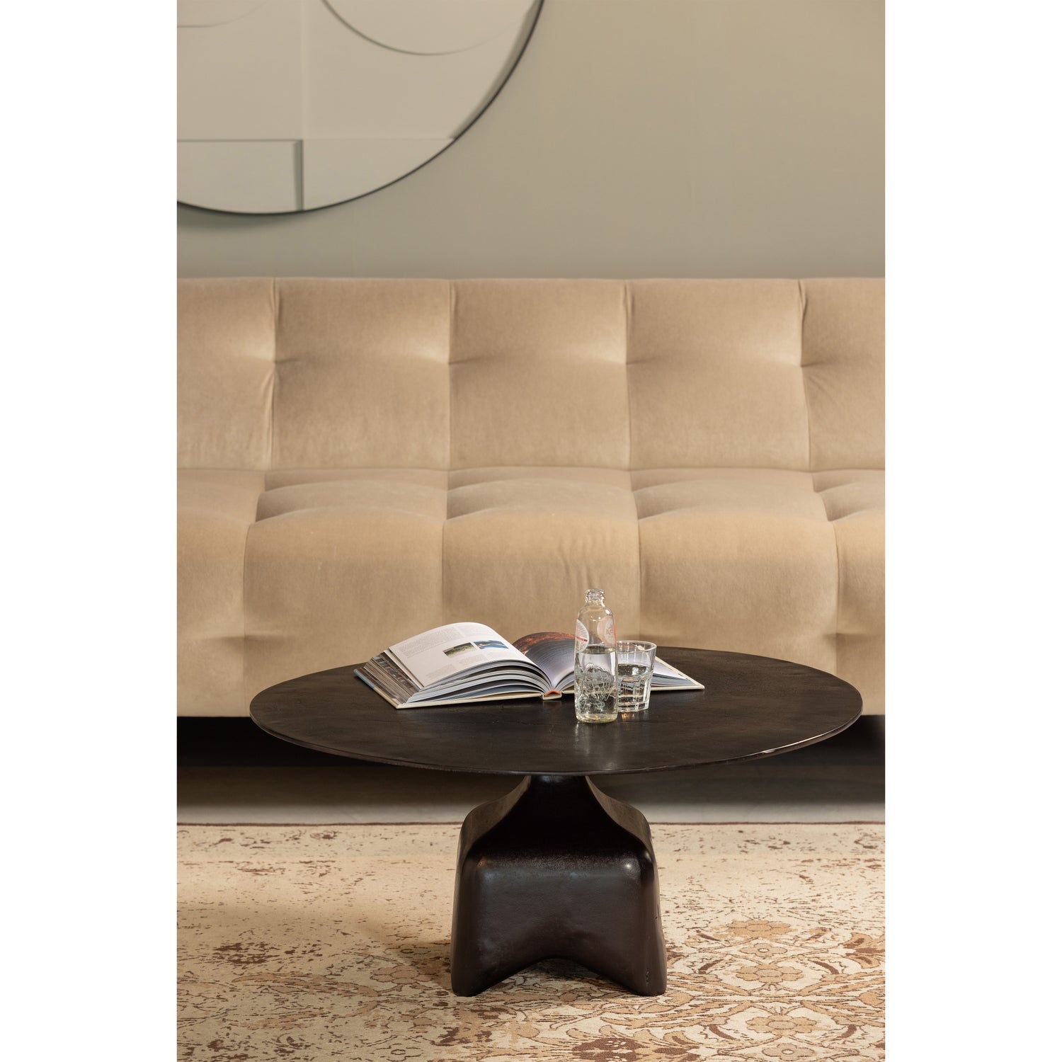 LLOYD ECKSOFA LINKS WASHED VELVET SEA SALT