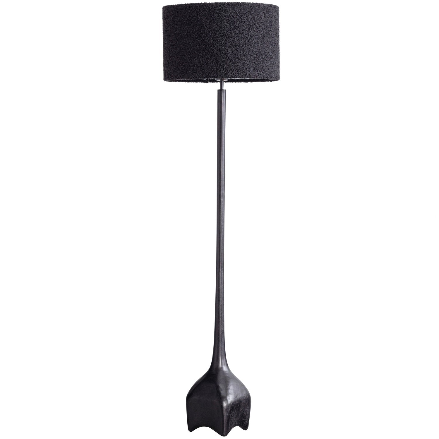 FOSS LAMPENFUss ALUMINIUM ANTIKE SCHWARZ / BRAUN