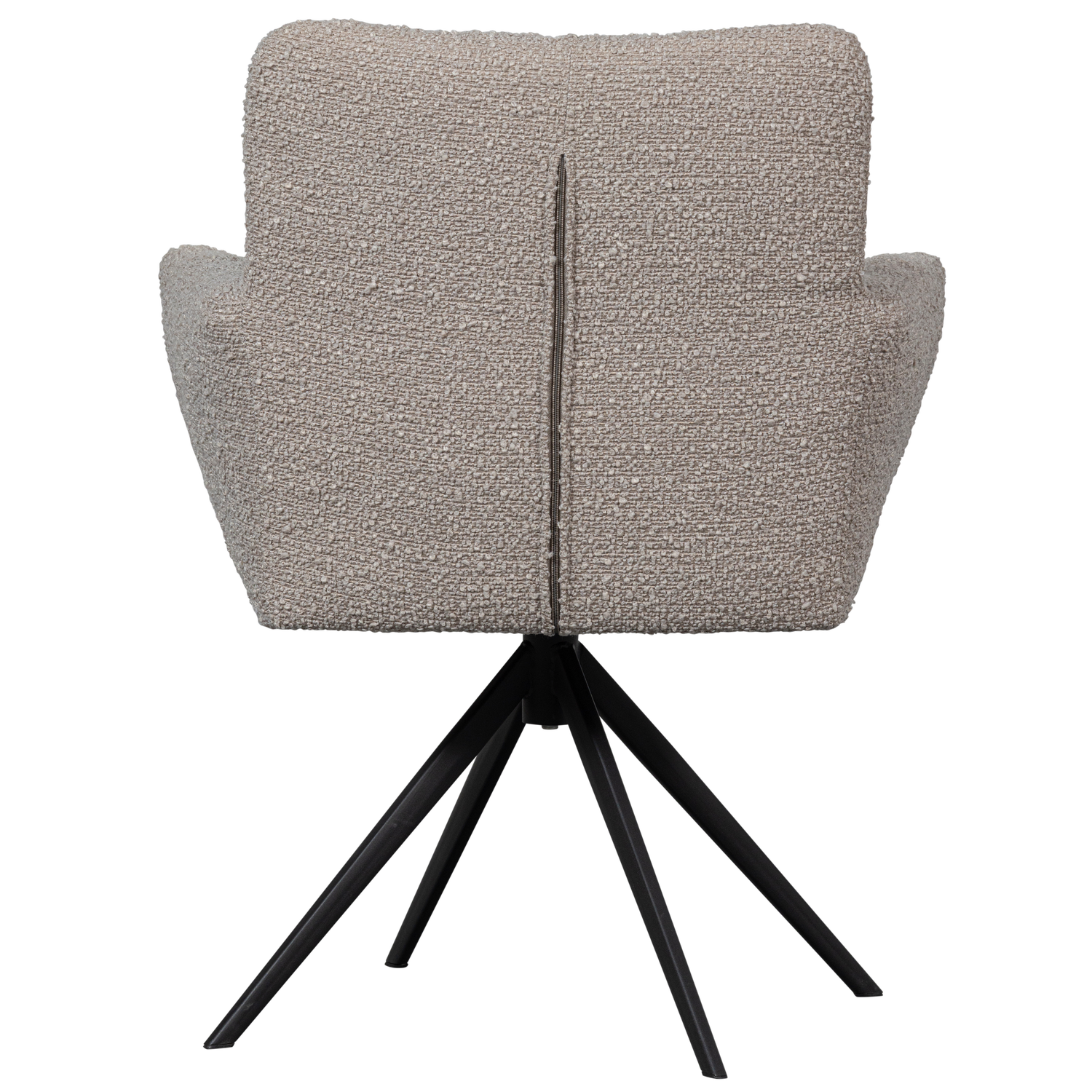 VINNY DREHBARE ESSZIMMERSTUHL MIT ARMLEHNEN BOUCLE SAND