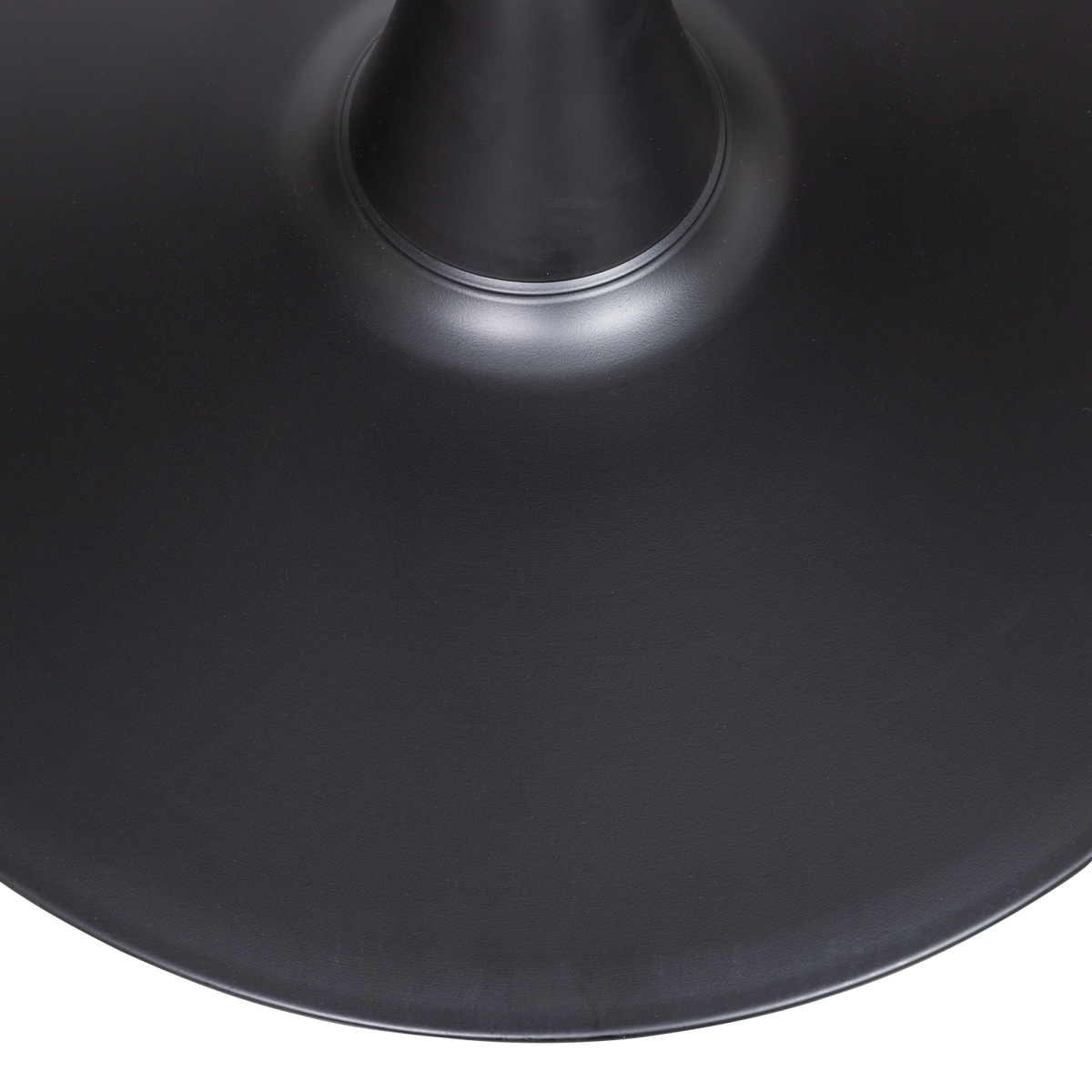 BISTRO TROMPETENFUSS METALL GESTELL MATTSCHWARZ 72xO60CM