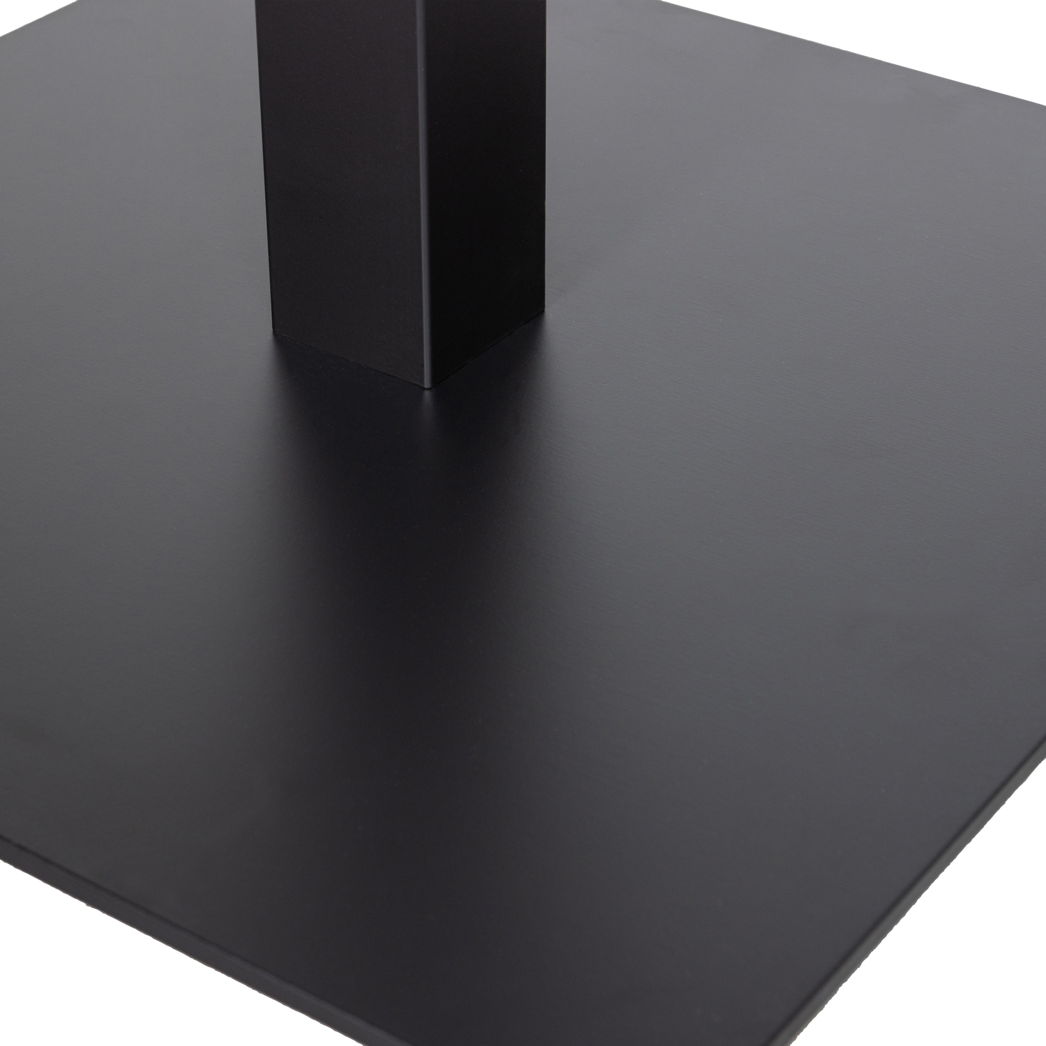 BISTRO FUSS AUS VIERKANTROHR METALL GESTELL SCHWARZ 72x50x50