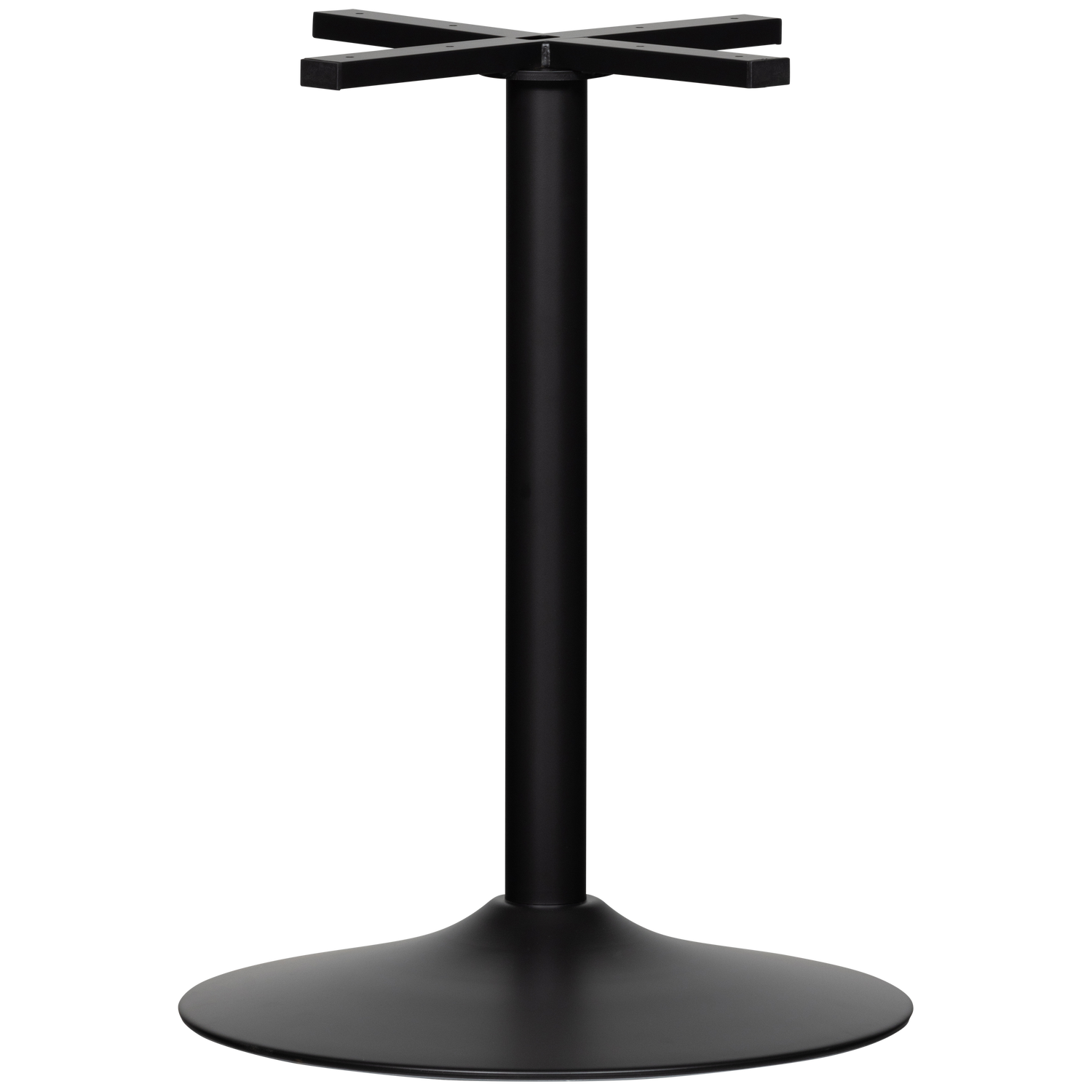 BISTRO RUNDROHRFUSS METALL SCHWARZ 72xO54CM