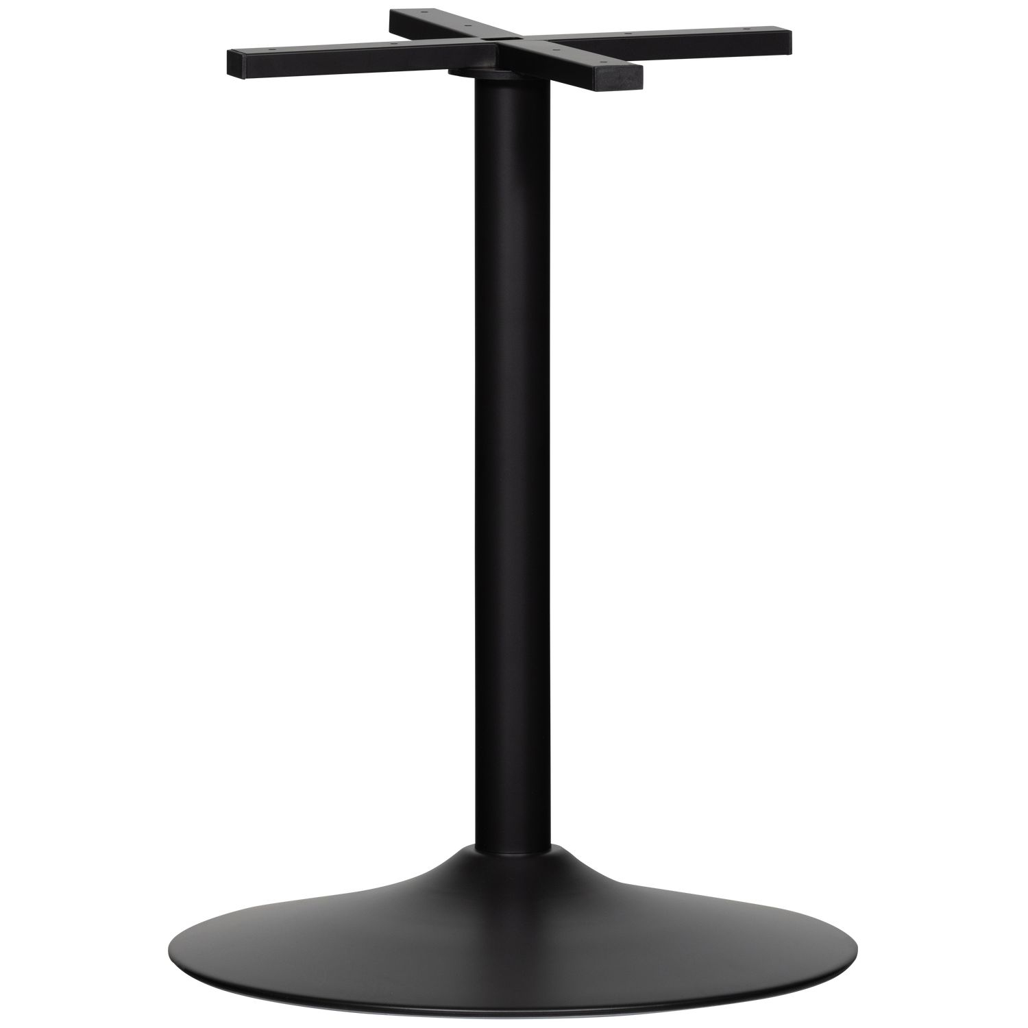 BISTRO RUNDROHRFUSS METALL SCHWARZ 72xO54CM