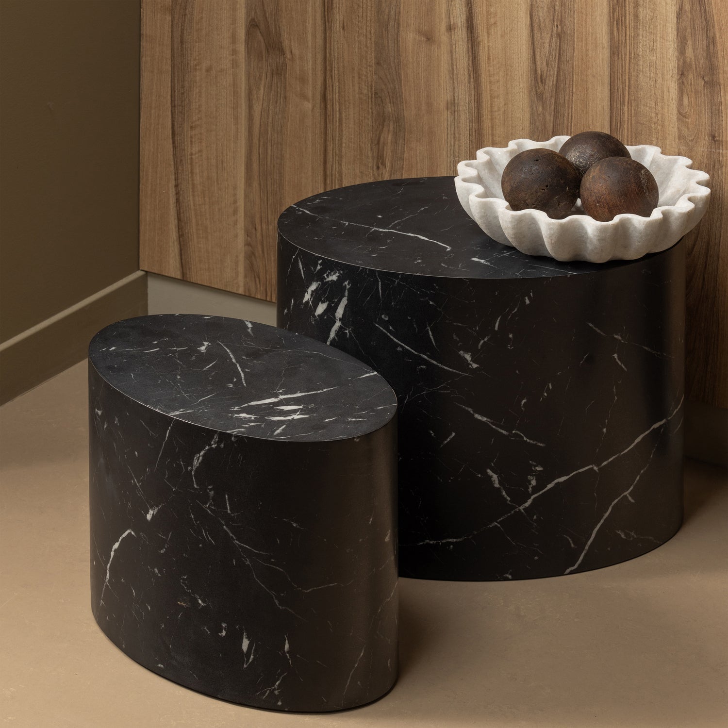 QUINT BEISTELLTISCH MDF SCHWARZ 40x48x33CM