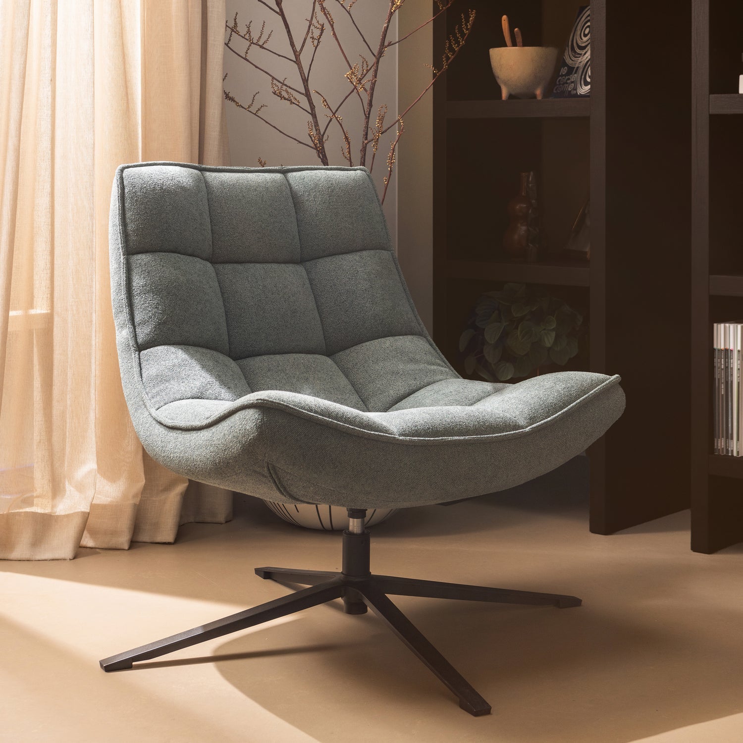 MAUDI DREHSESSEL BLUE STONE