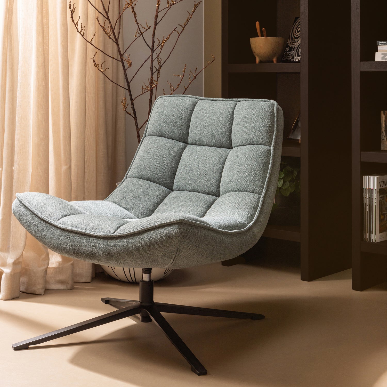 MAUDI DREHSESSEL BLUE STONE