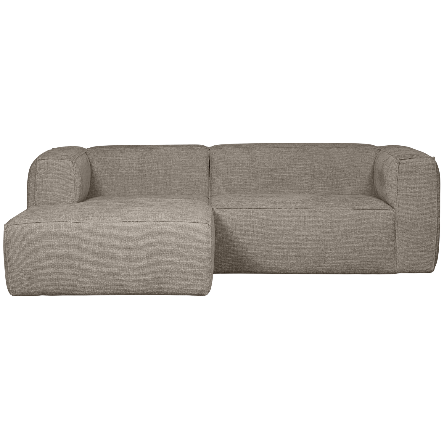 BEAN CHAISE LONGUE LINKS SCHWER MELANGE TRAVERTIN