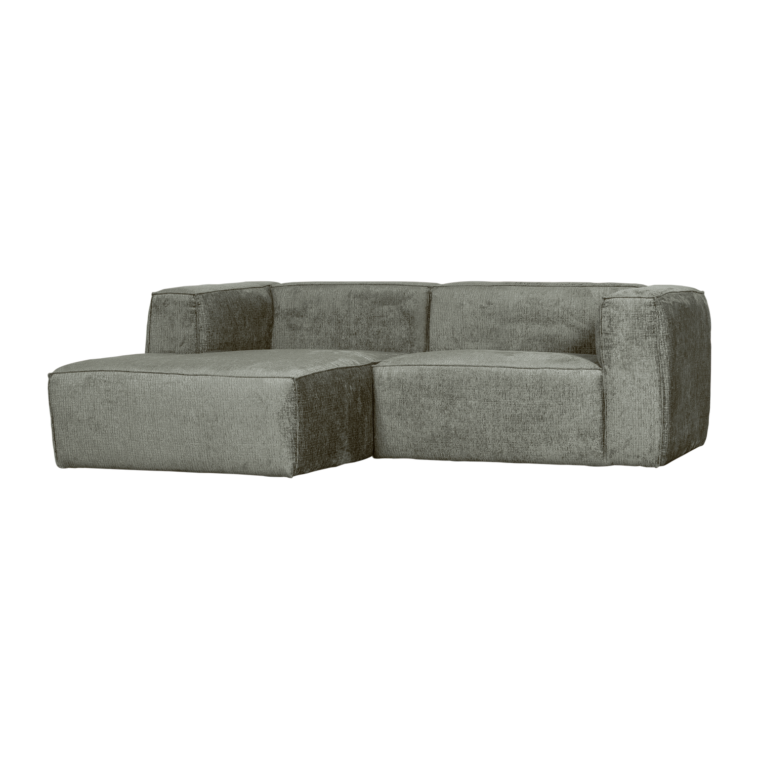 BEAN CHAISE LONGUE SOFA LINKS STRUKTUR VELVET WATERPLANT