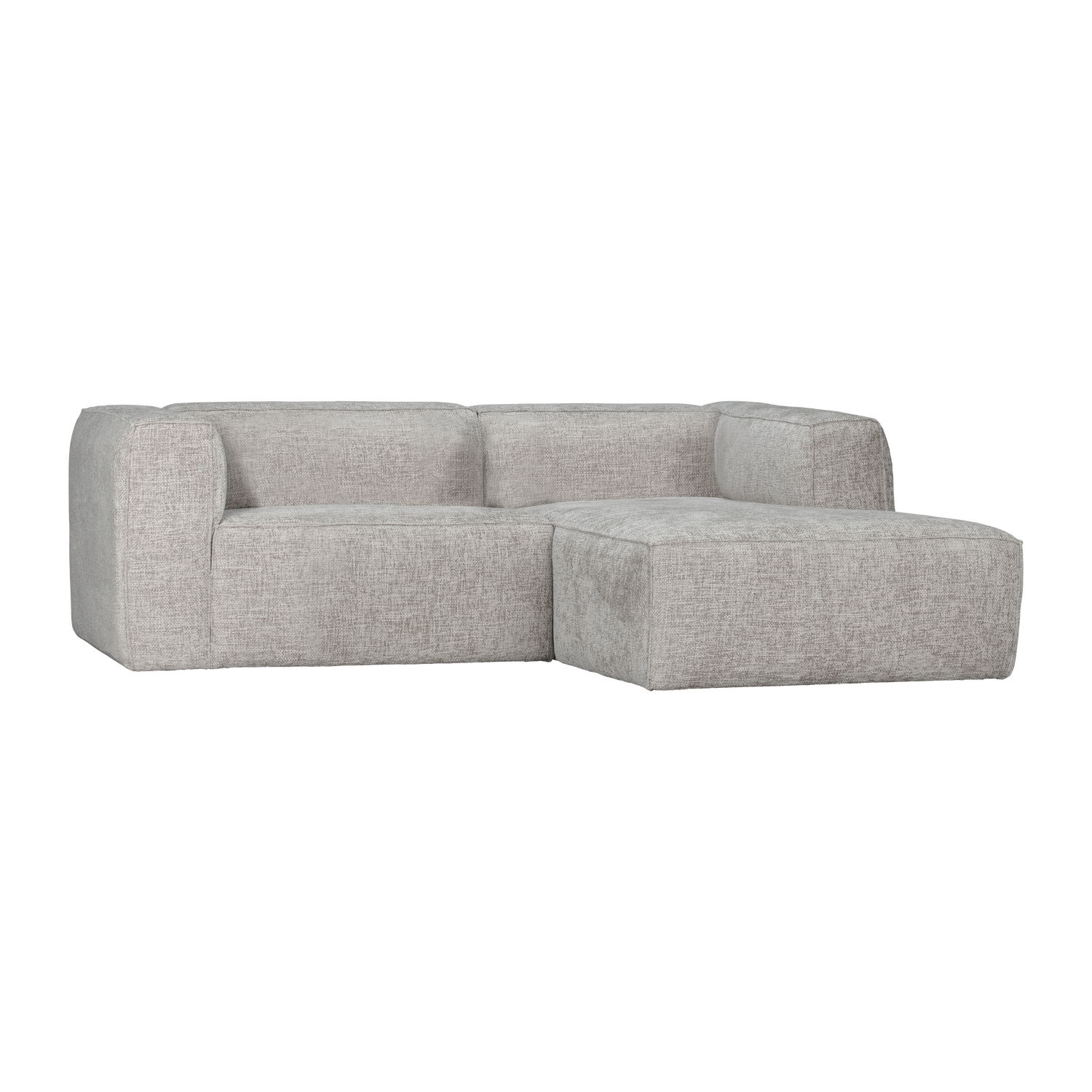 BEAN CHAISE LONGUE SOFA RECHTS CHUNKY MELANGE NATUR