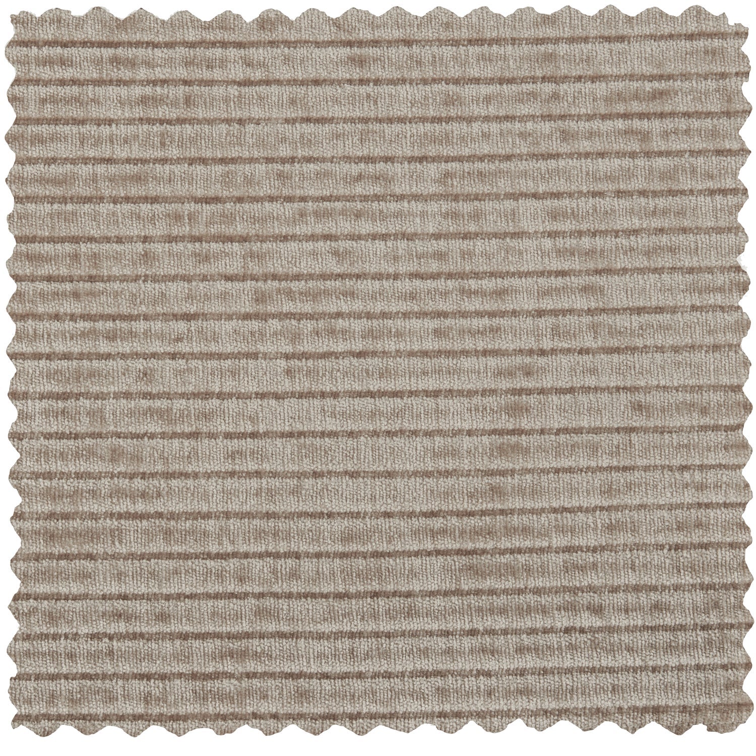 RODEO SESSEL GERIPPTER STOFF DUNKLER SAND