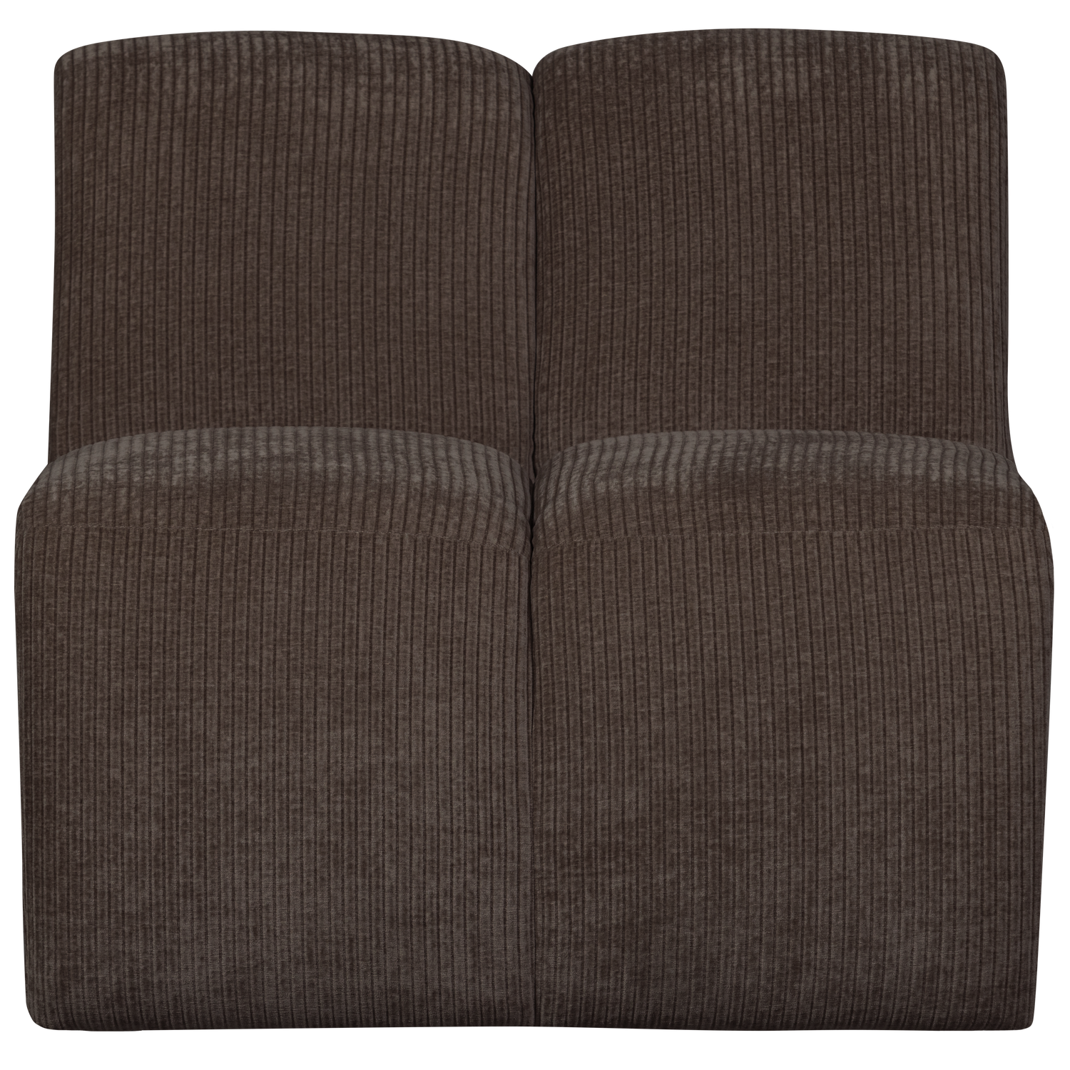 MOJO 1-SITZER GERIPPTER WEBSTOFF BRAUN