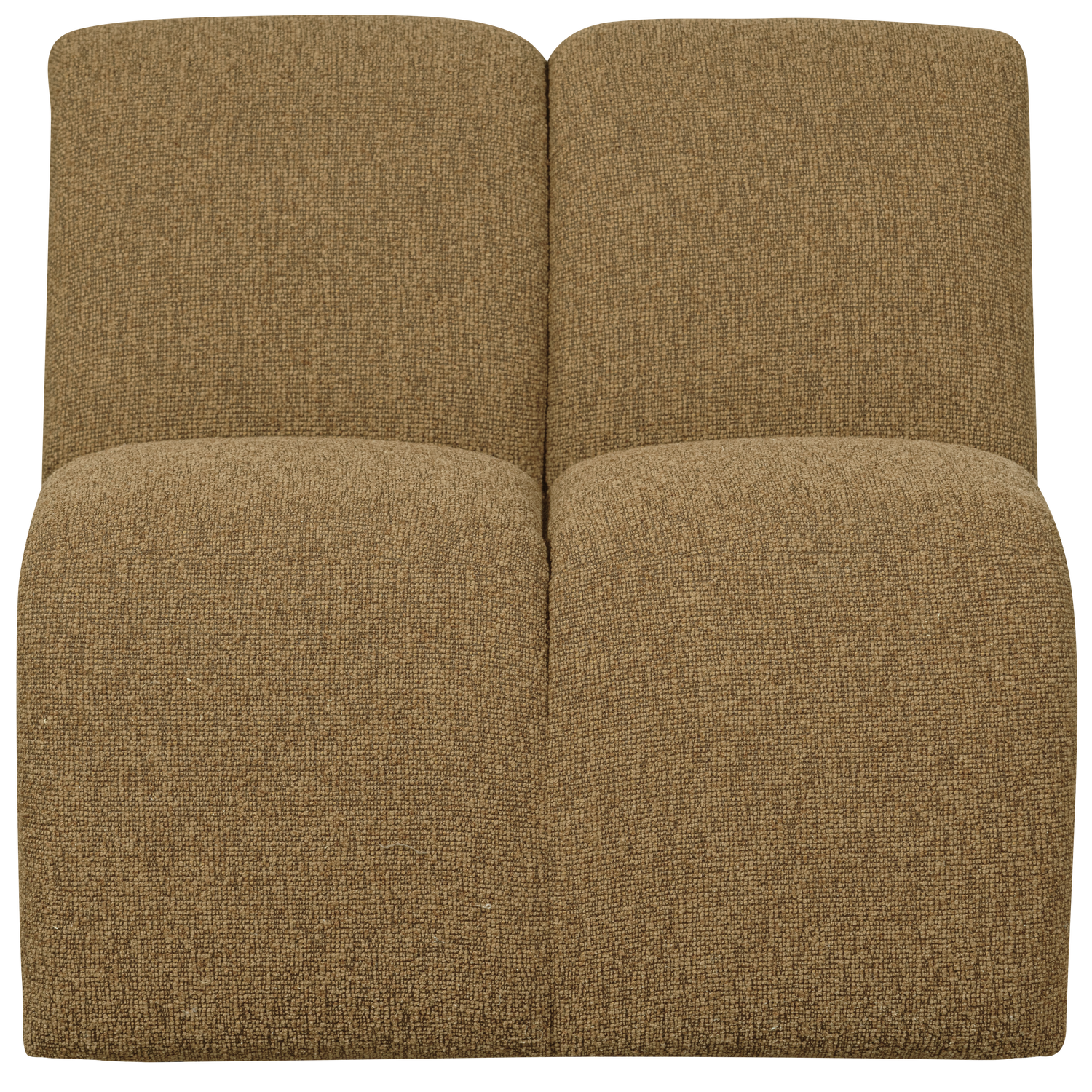 MOJO 1-SITZER BOUCLE GELB/BRAUN MELIERT