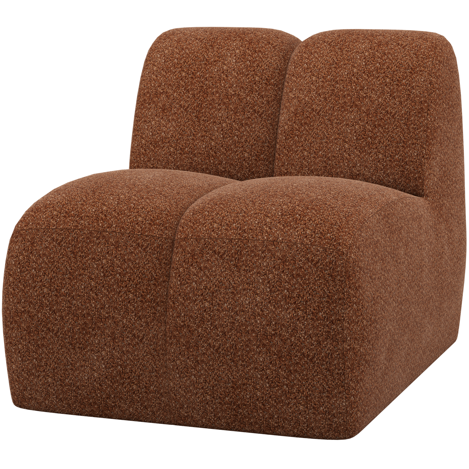 MOJO 1-SITZER ELEMENT WOLLE ROSTBRAUN
