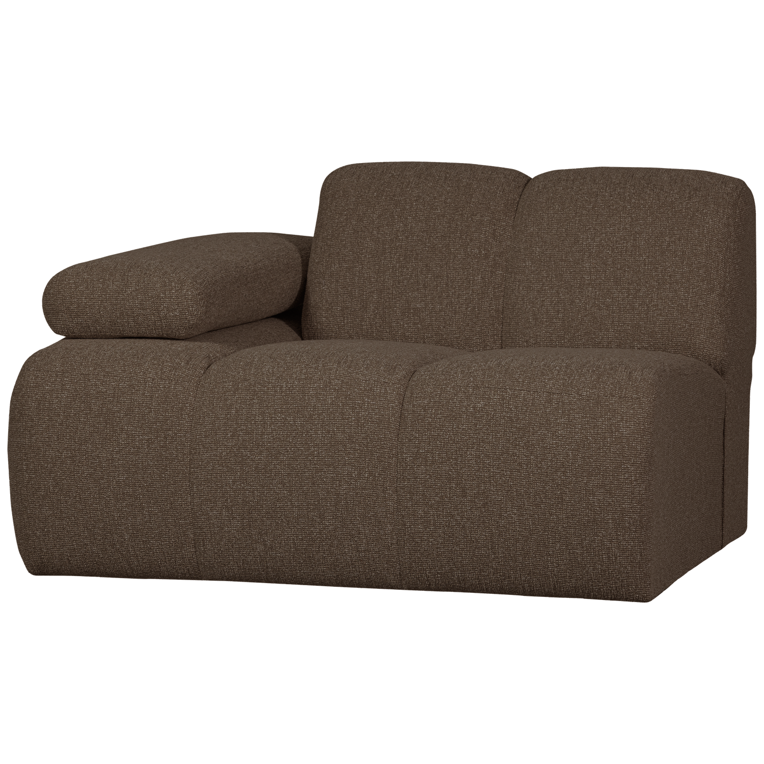 MOJO 1-SITZER MIT ARM LINKS BOUCLE BRAUN MELIERT