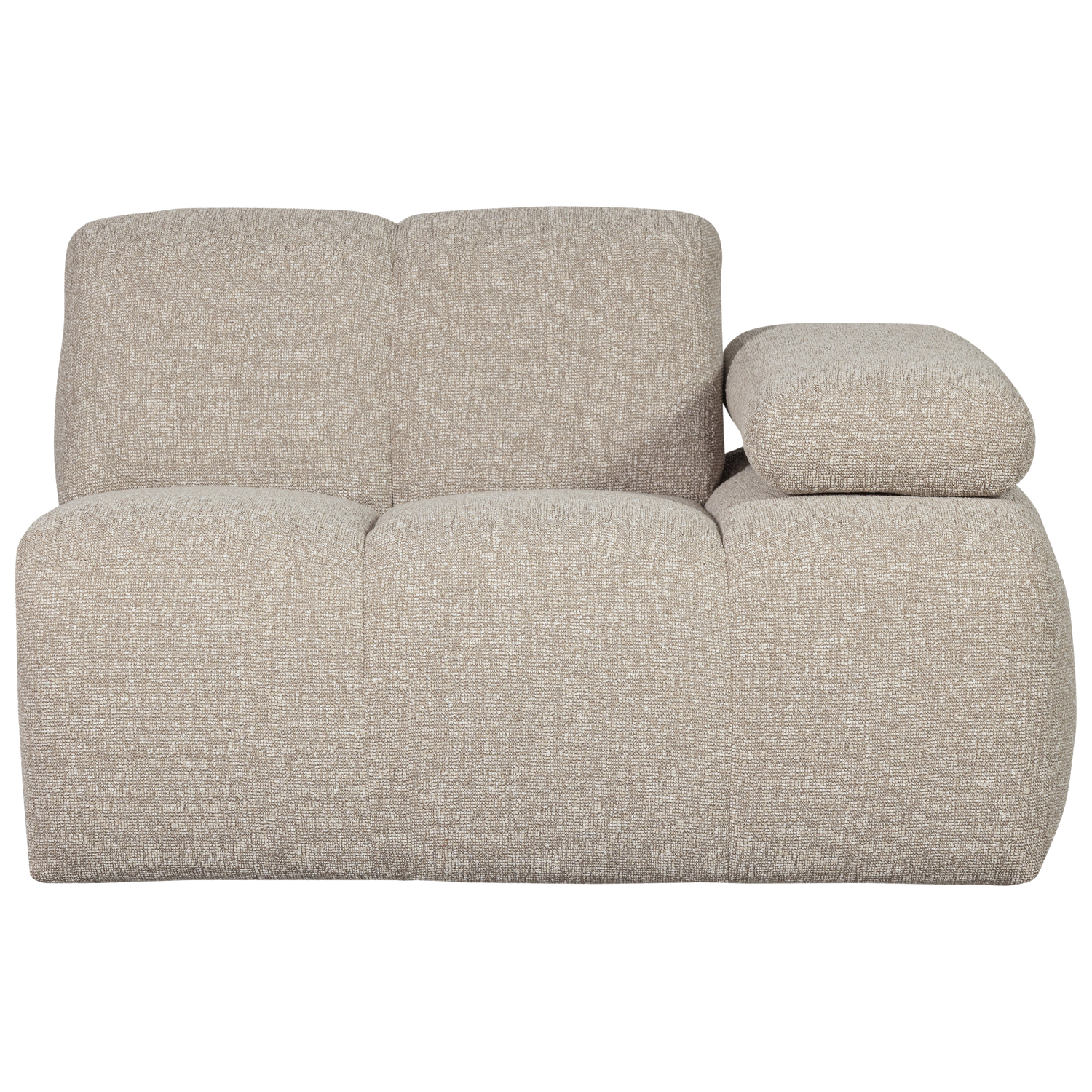 MOJO 1-SITZER MIT ARM RECHTS BOUCLE BEIGE MELIERT