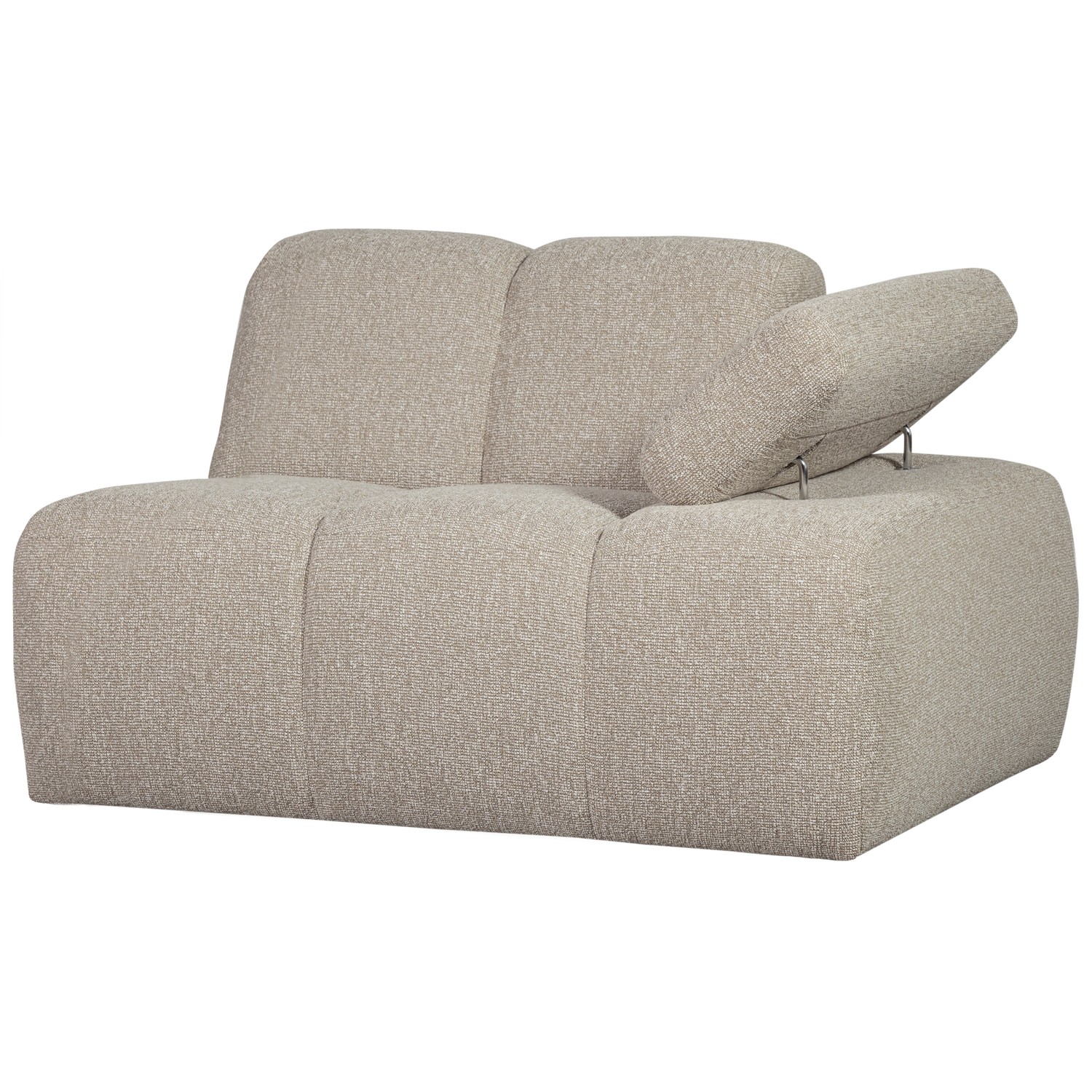 MOJO 1-SITZER MIT ARM RECHTS BOUCLE BEIGE MELIERT