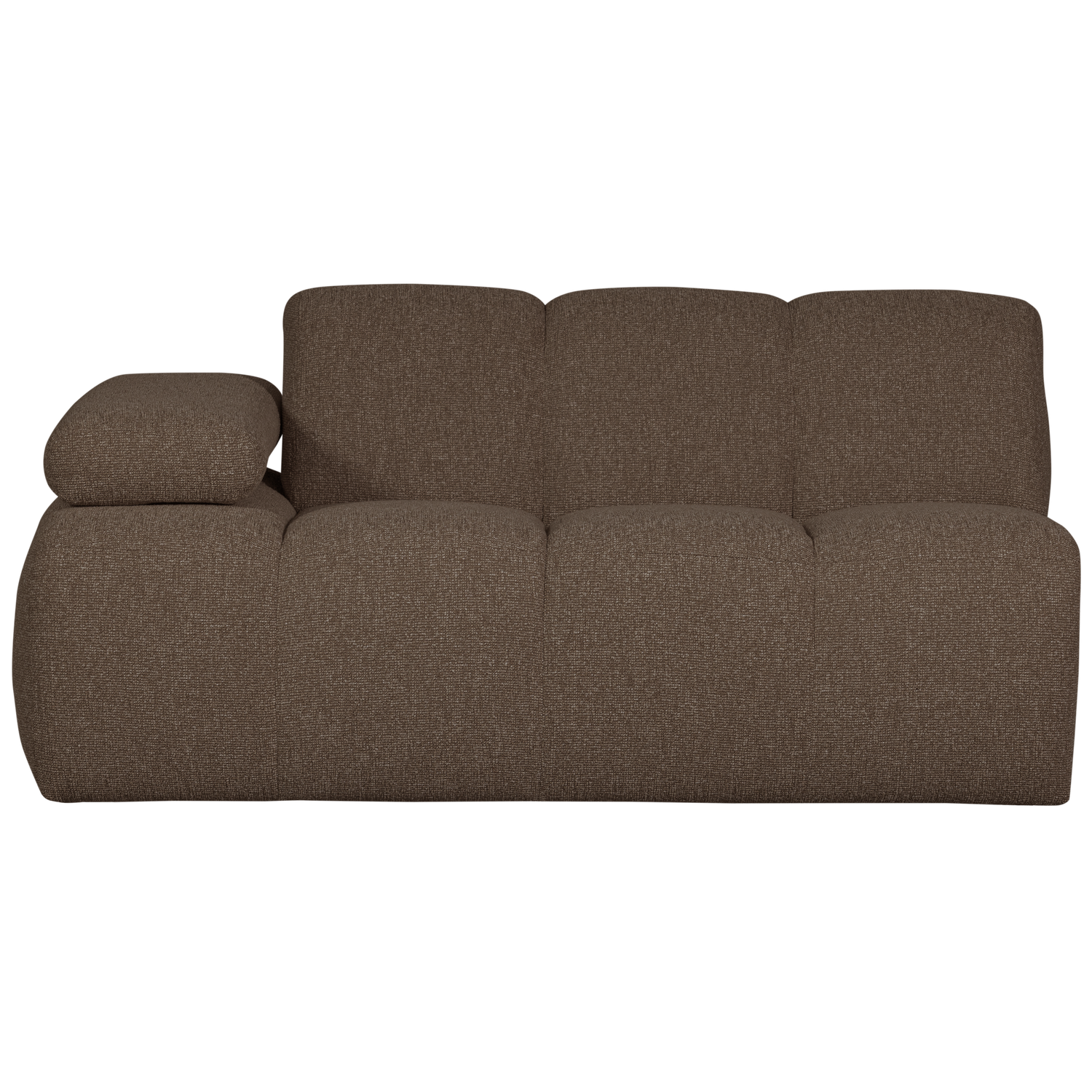 MOJO 1,5-SITZER MIT ARM LINKS BOUCLE BRAUN MELIERT