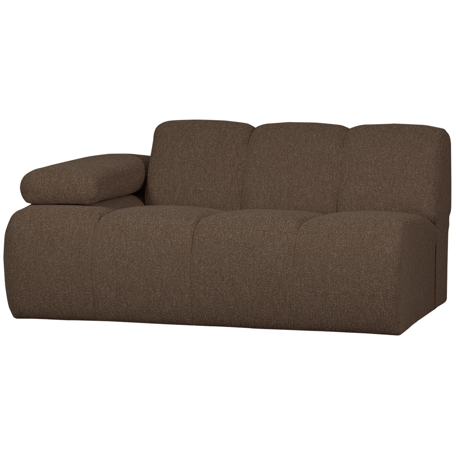 MOJO 1,5-SITZER MIT ARM LINKS BOUCLE BRAUN MELIERT
