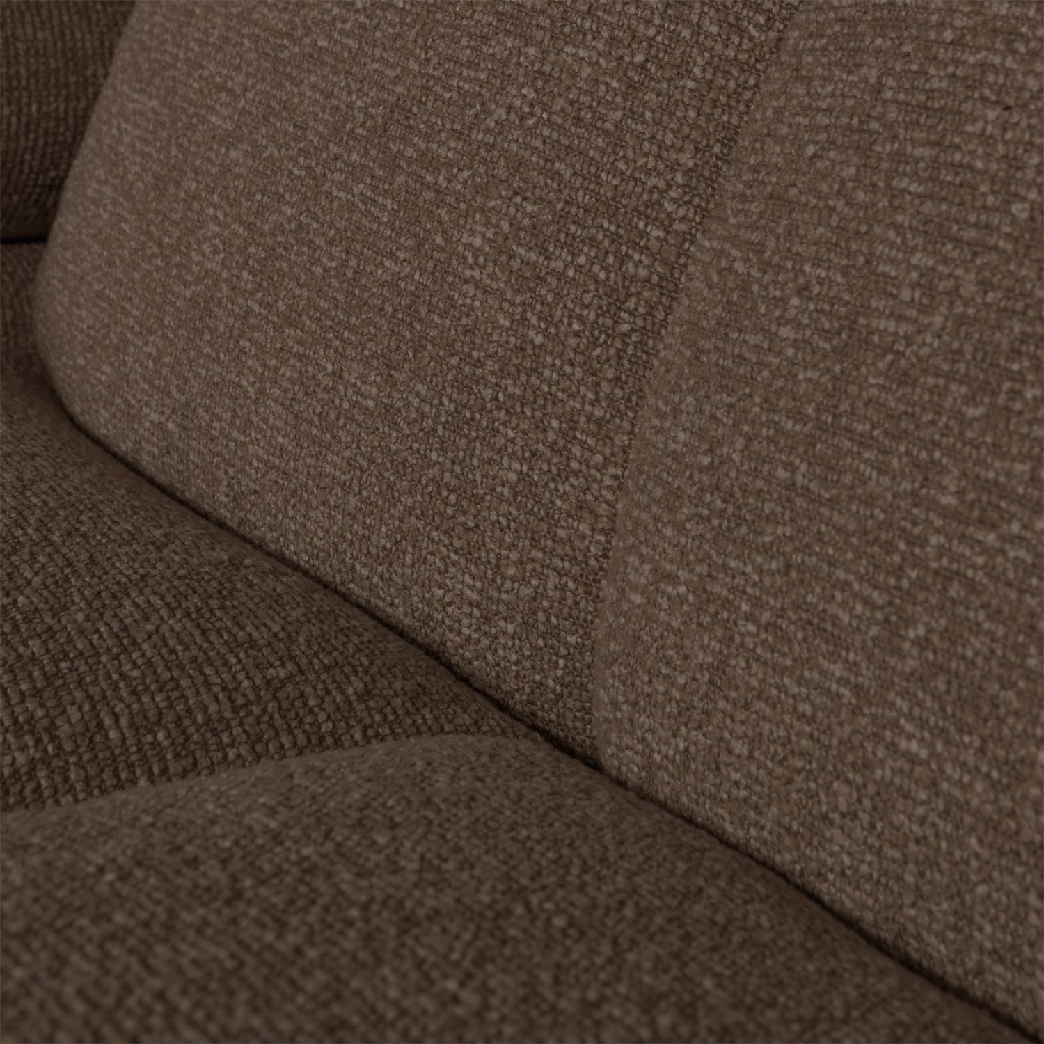 MOJO 1,5-SITZER MIT ARM LINKS BOUCLE BRAUN MELIERT