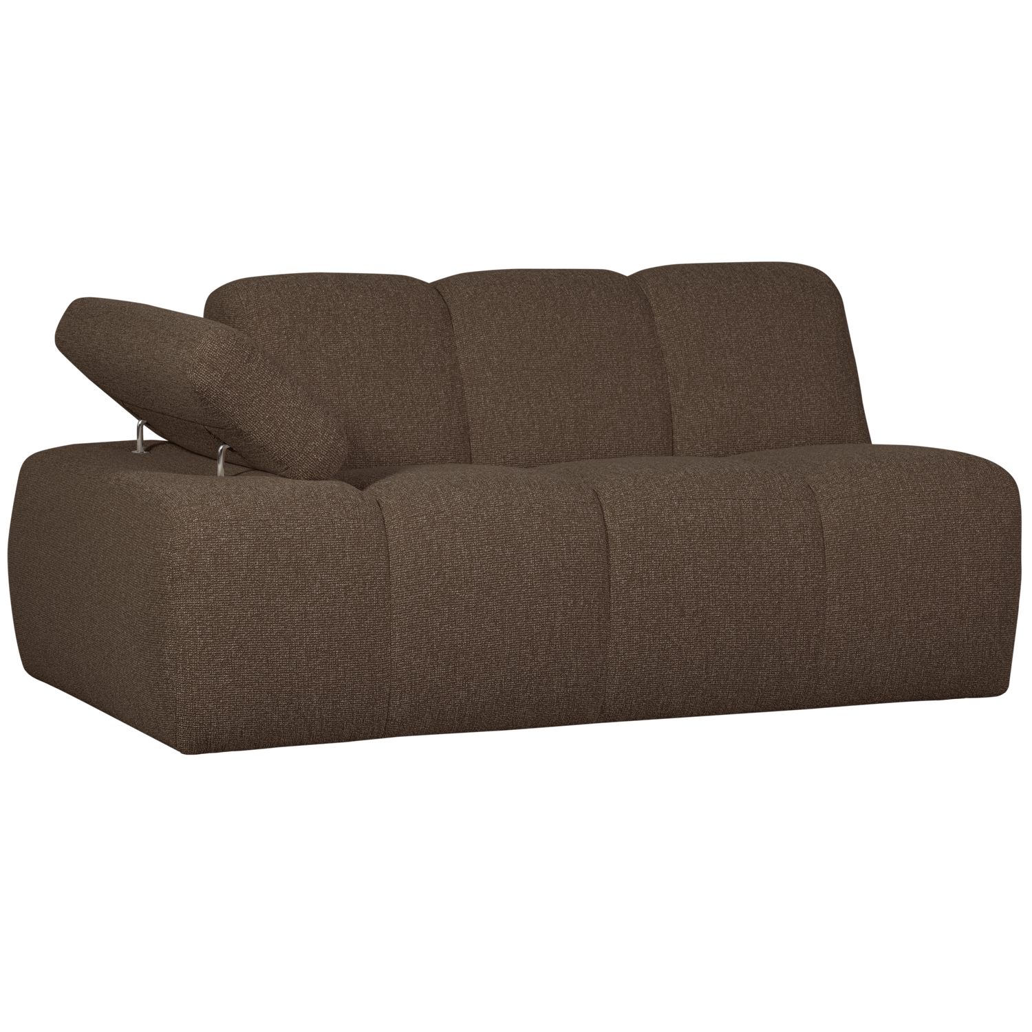 MOJO 1,5-SITZER MIT ARM LINKS BOUCLE BRAUN MELIERT