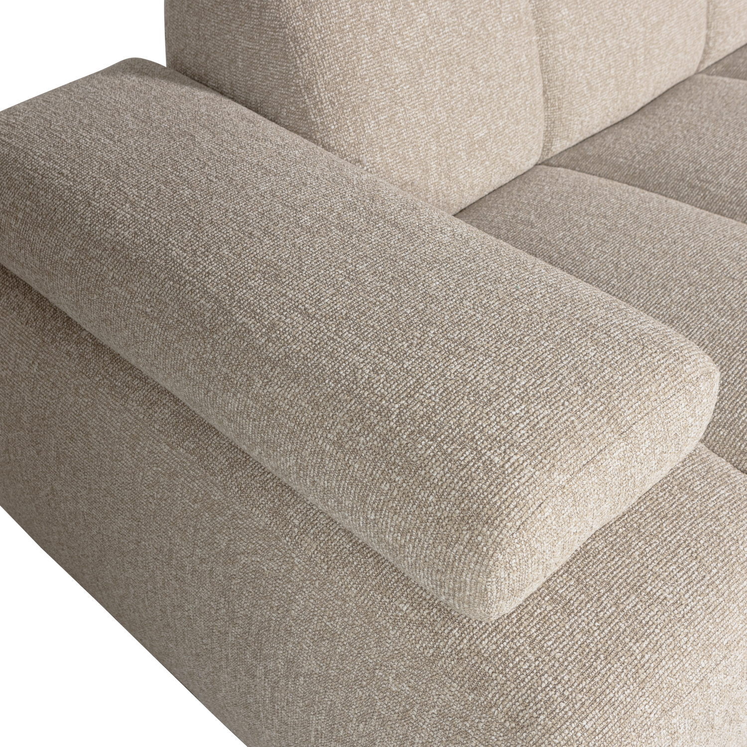 MOJO CHAISELONGUE RECHTS BOUCLE BEIGE MELIERT