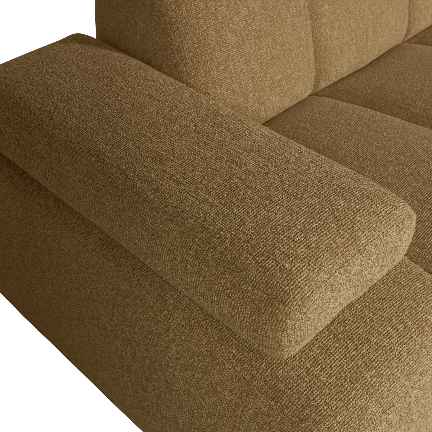 MOJO CHAISELONGUE RECHTS BOUCLE YELLOW BROWN MELIERT