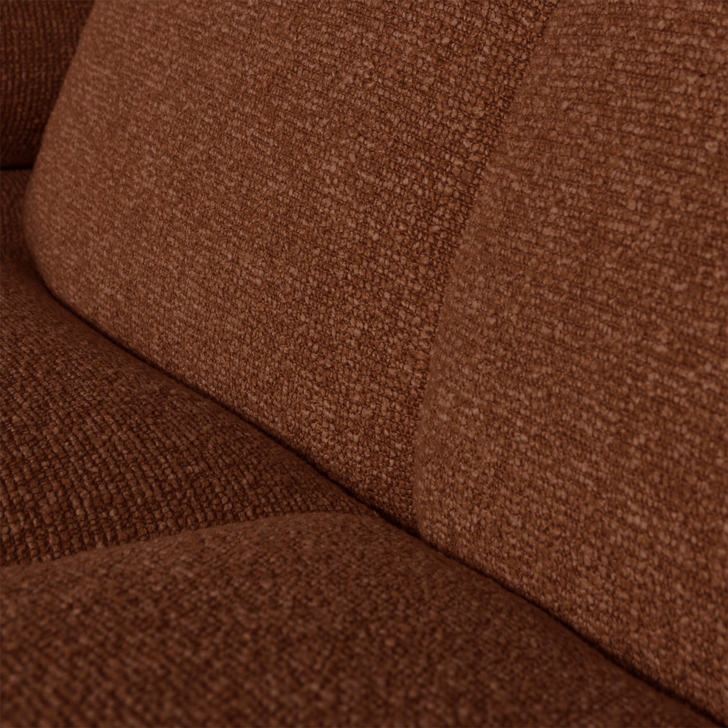 MOJO 1,5-SITZER MIT ARM LINKS BOUCLE ROSTBRAUN MELIERT