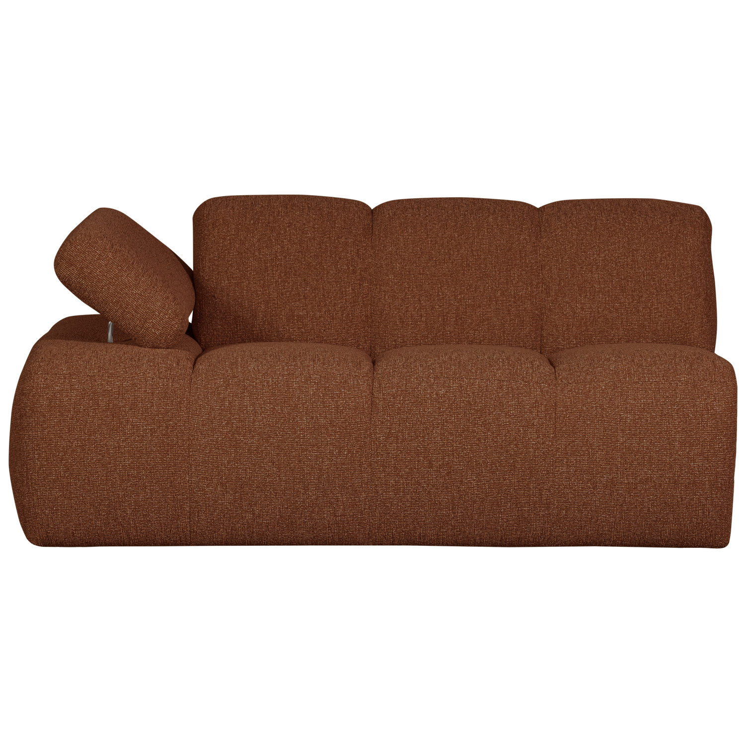 MOJO 1,5-SITZER MIT ARM LINKS BOUCLE ROSTBRAUN MELIERT