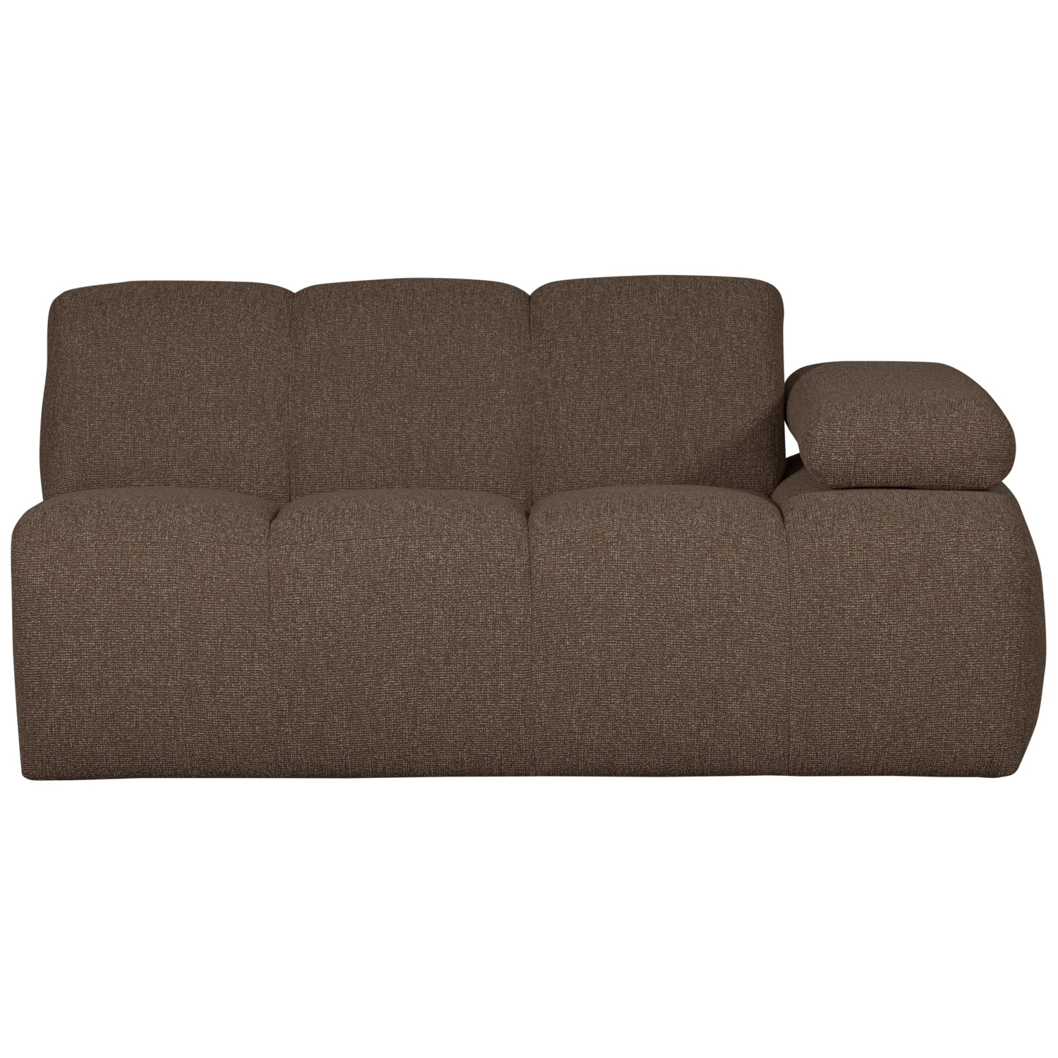 MOJO 1,5-SITZER MIT ARM RECHTS BOUCLE BRAUN MELIERT