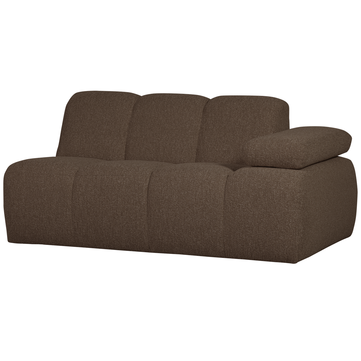 MOJO 1,5-SITZER MIT ARM RECHTS BOUCLE BRAUN MELIERT