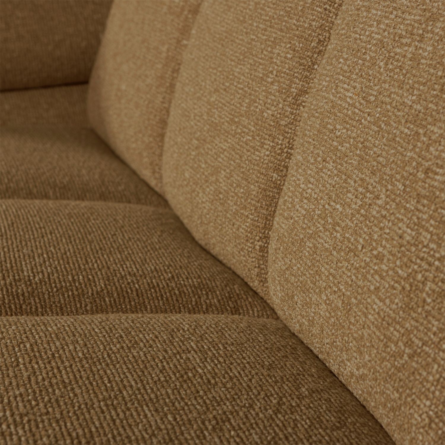 MOJO 2-SITZER MIT ARM LINKS BOUCLE GELB/BRAUN MELIERT