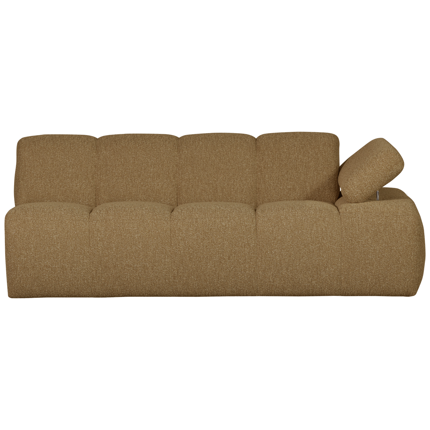 MOJO 2-SITZER MIT ARM RECHTS BOUCLE GELB/BRAUN MELIERT