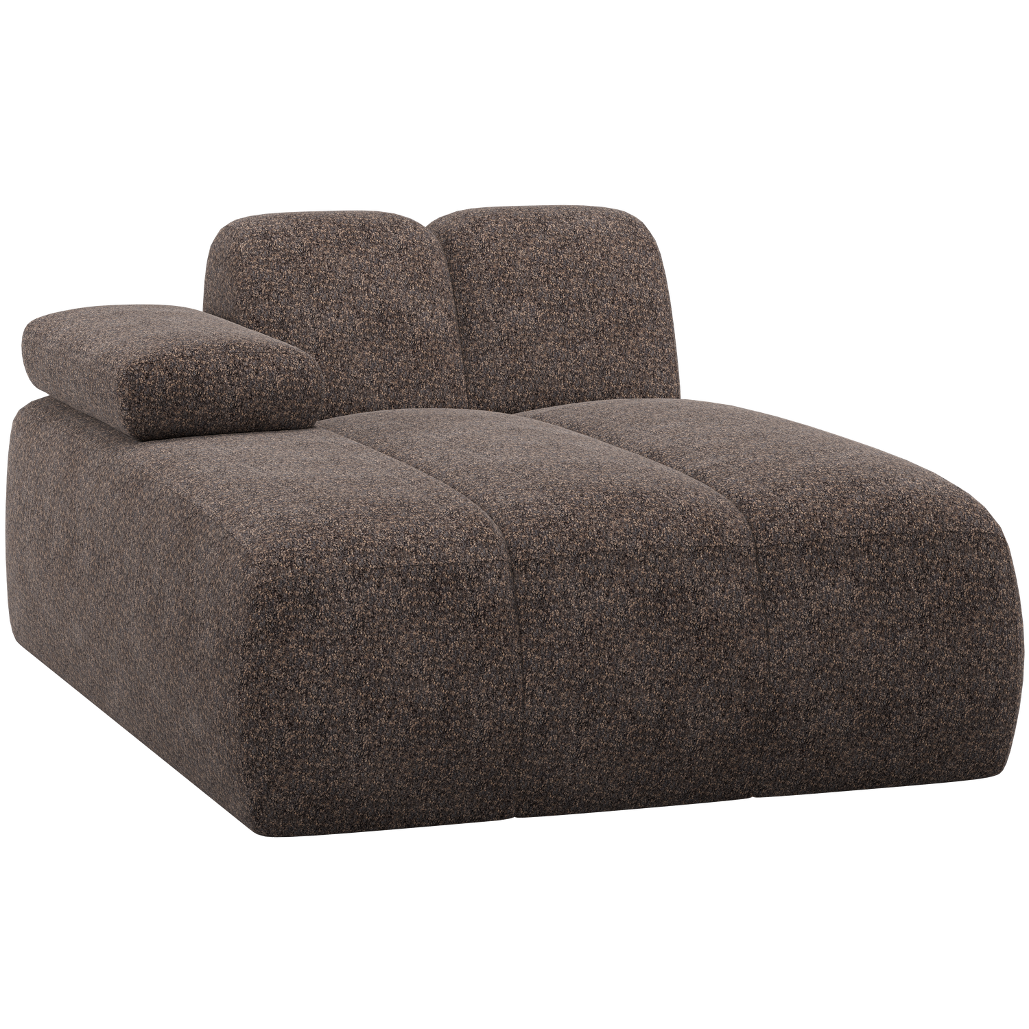 MOJO CHAISE LONGUE ELEMENT LINKS WOLLE BRAUN