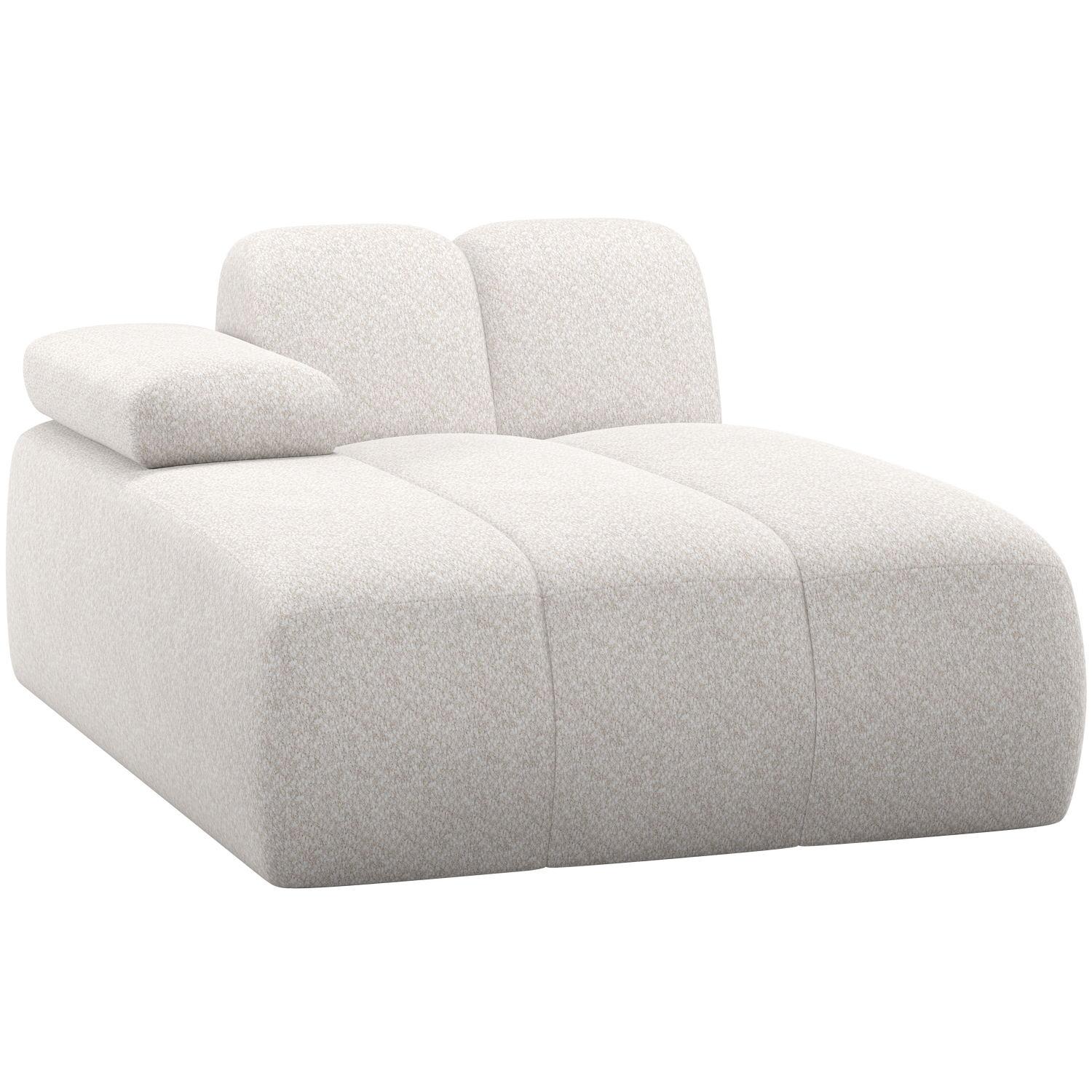 MOJO CHAISE LONGUE ELEMENT LINKS WOLLE ECRU