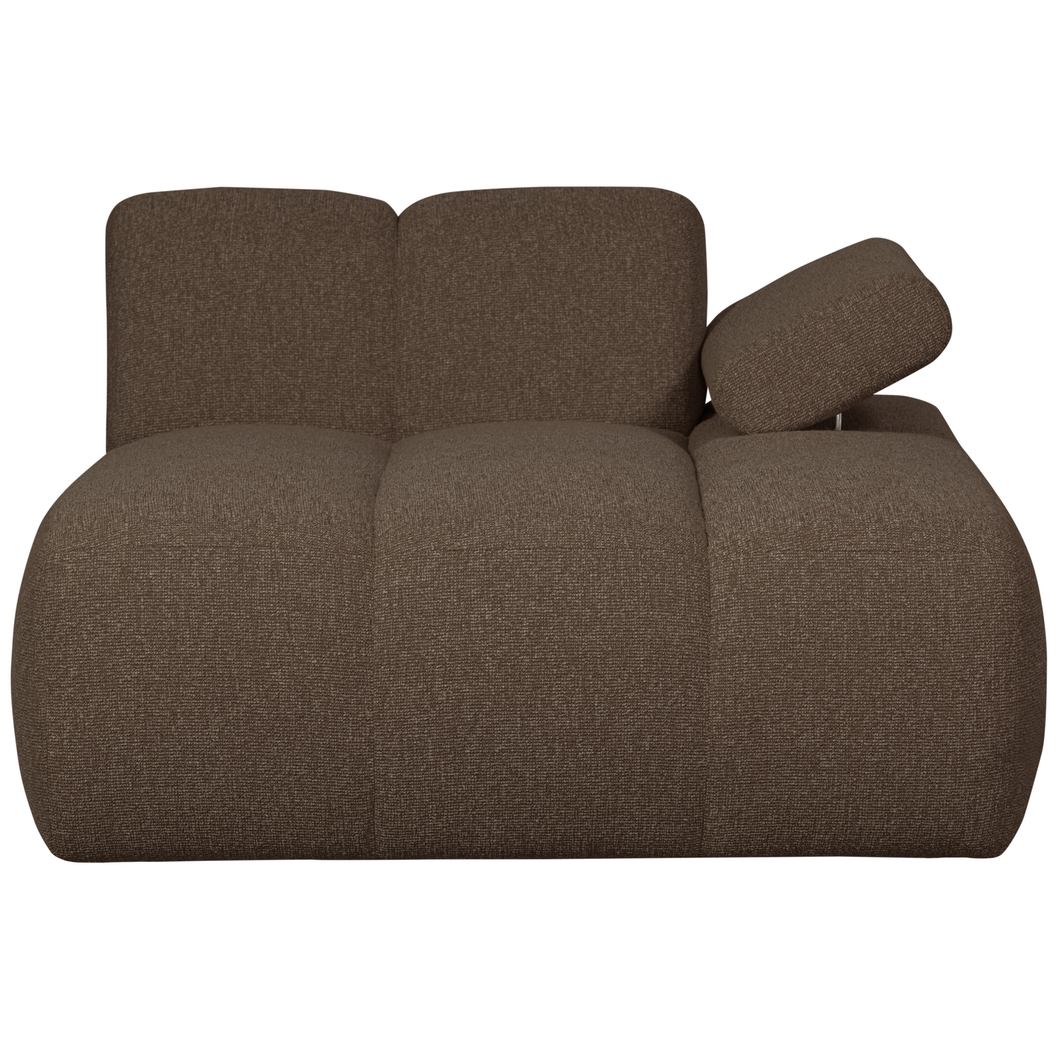MOJO CHAISELONGUE ELEMENT RECHTS BOUCLE BRAUN MELIERT