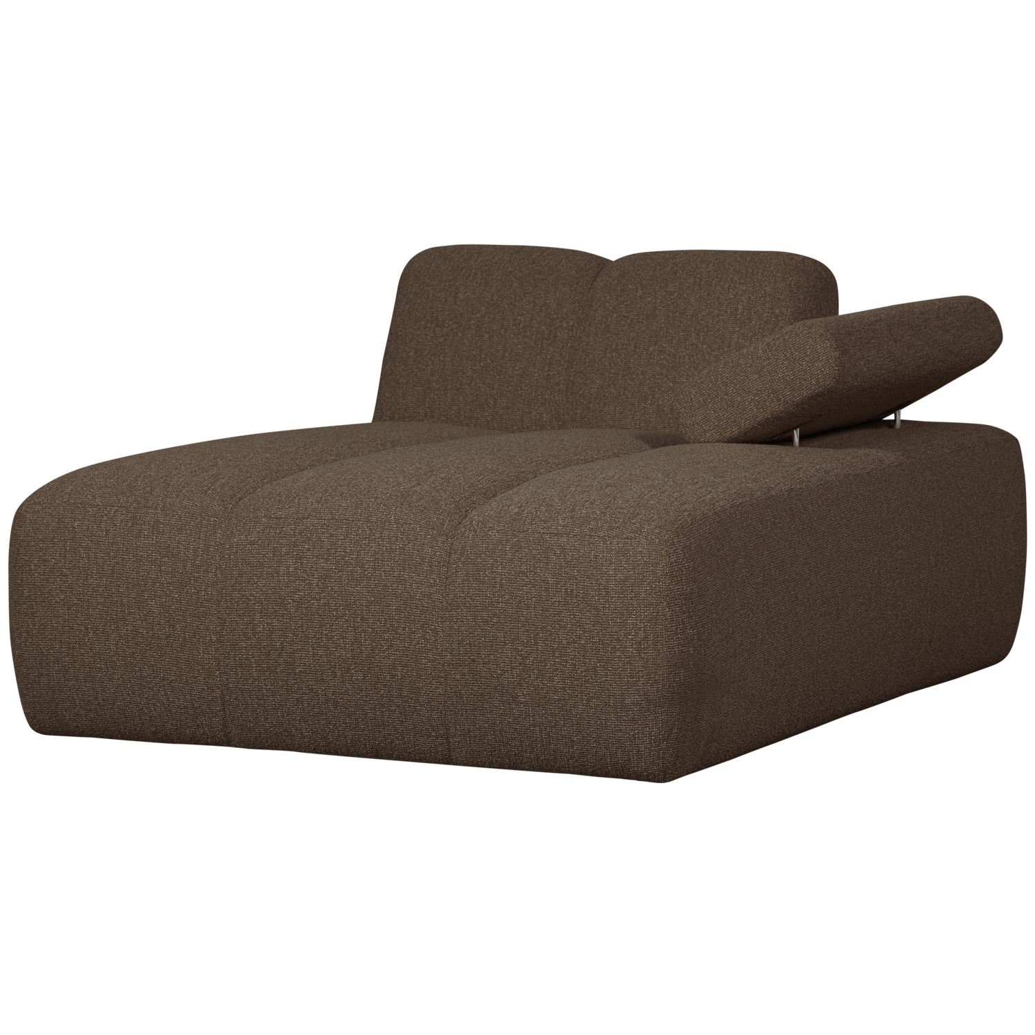 MOJO CHAISELONGUE ELEMENT RECHTS BOUCLE BRAUN MELIERT